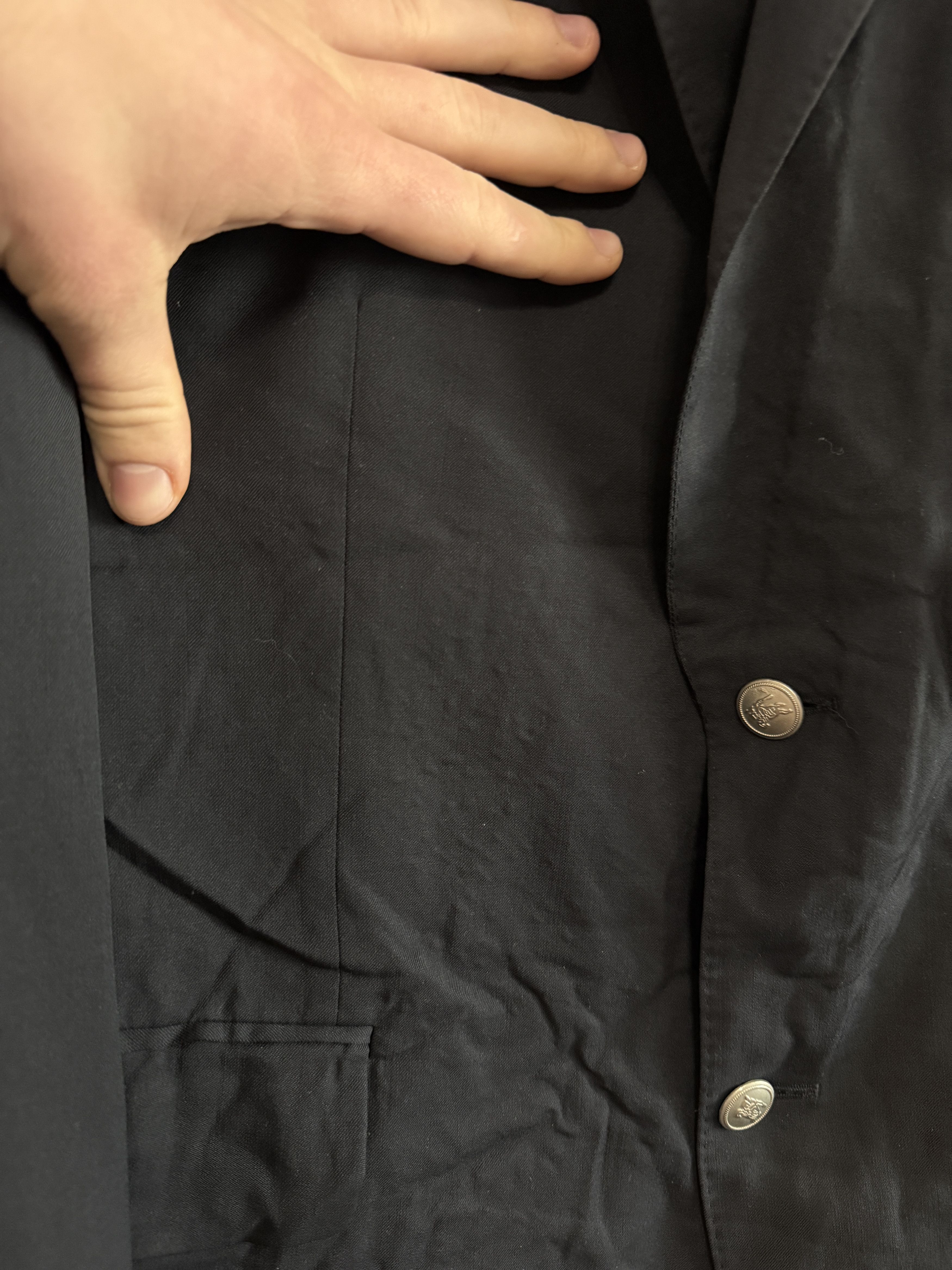 Burberry Blazer Burberry Man Jacket Sz 25 XL Size 50R - 2 Thumbnail