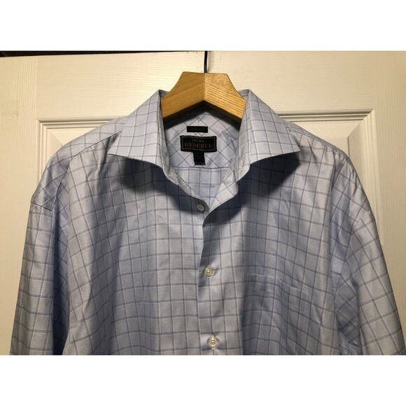 Jos. A. Bank jos.a.bank RESERVE men's egyptian cotton dress shirt 18-34 Size US XXL / EU 58 / 5 - 2 Thumbnail