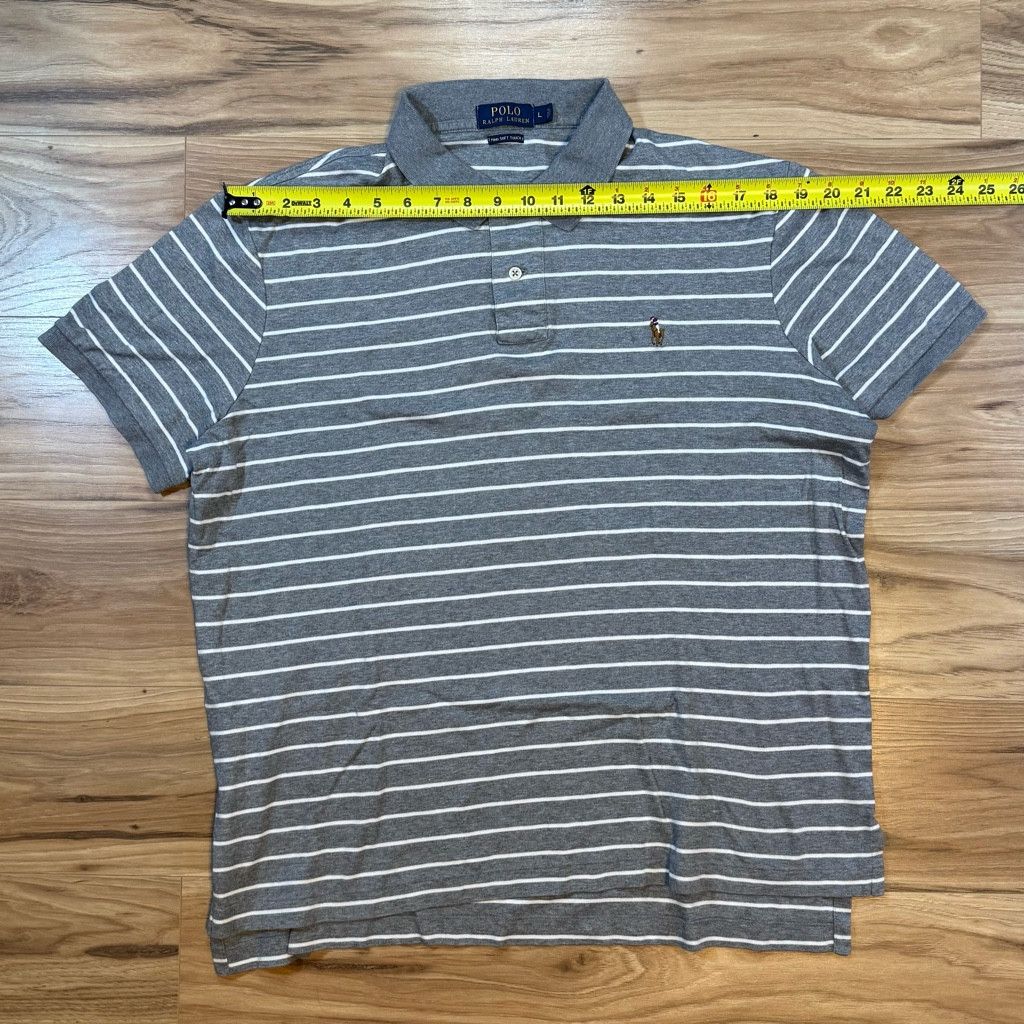 Polo Ralph Lauren Polo Ralph Lauren Men’s L Pima Soft Touch Polo Gray Size US L / EU 52-54 / 3 - 4 Thumbnail