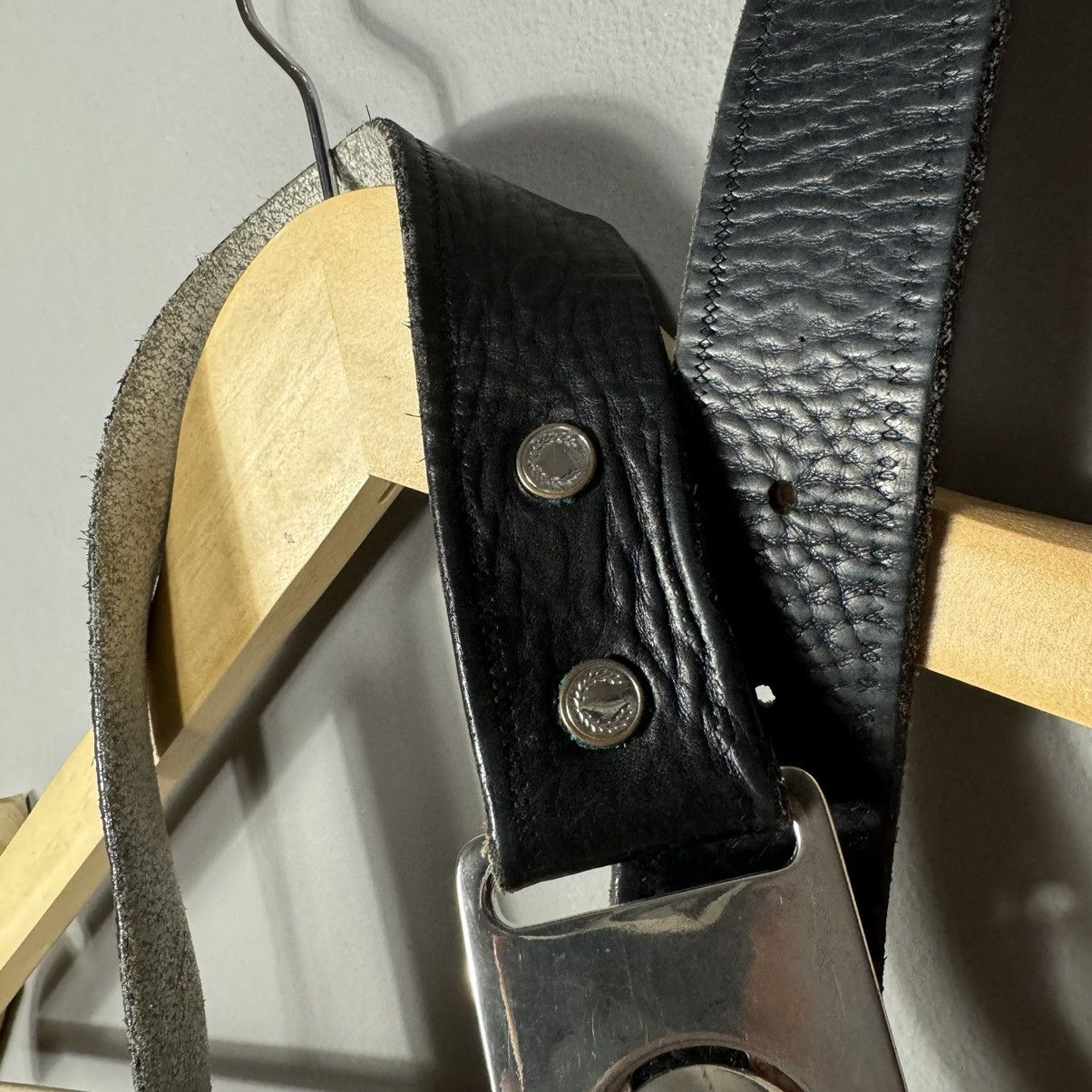 Fred Perry × Vintage Vintage Fred Perry Leather Belt Size ONE SIZE - 3 Thumbnail