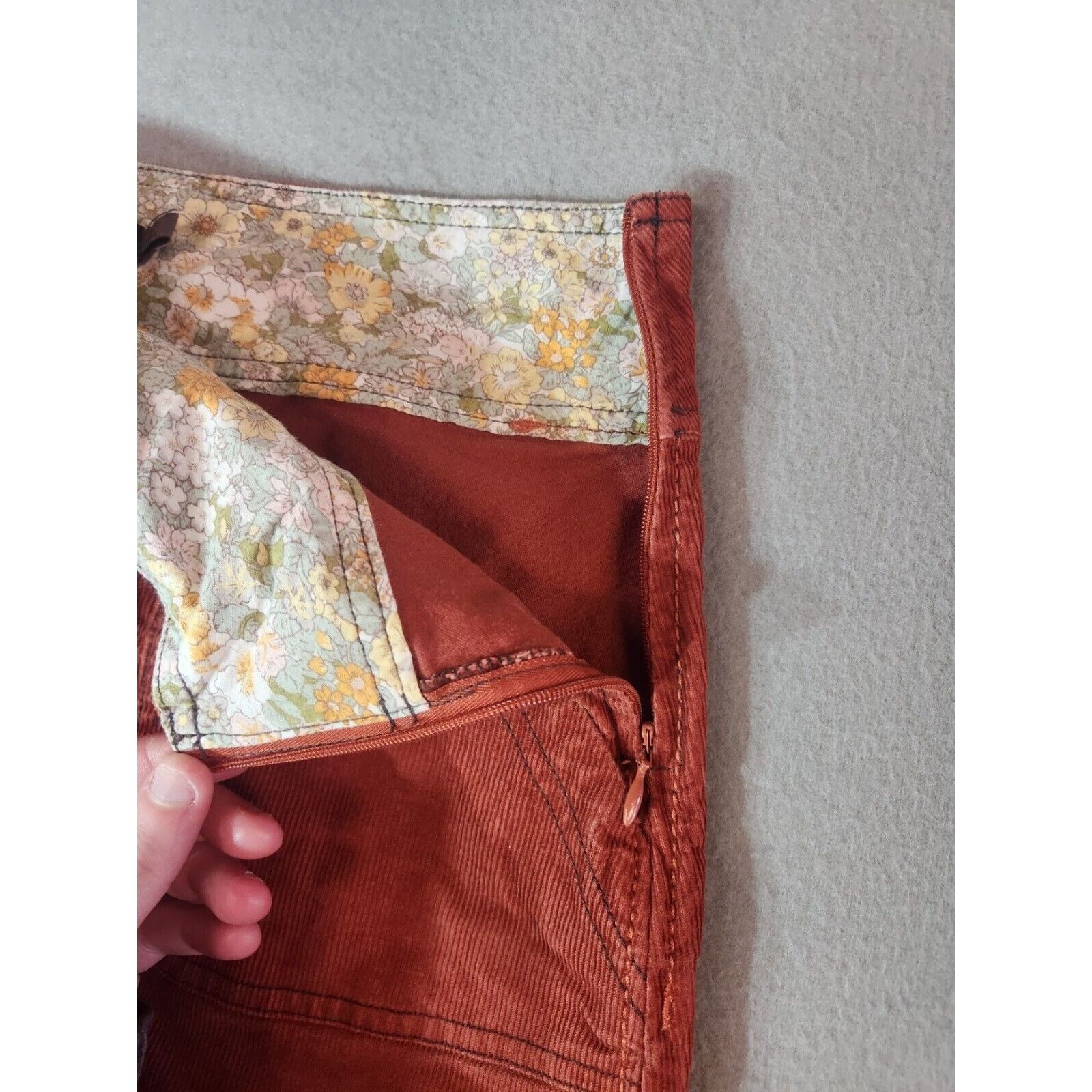 Prana Women's PrAna Pink Stretch Corduroy Mini Skirt Size 8 CITY Size 30" / US 8 / IT 44 - 6 Thumbnail