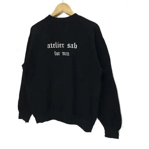 Other Vintage ATELIER SAB ITALY Stock Logo Sweatshirt Jumper Size US M / EU 48-50 / 2 - 7 Thumbnail