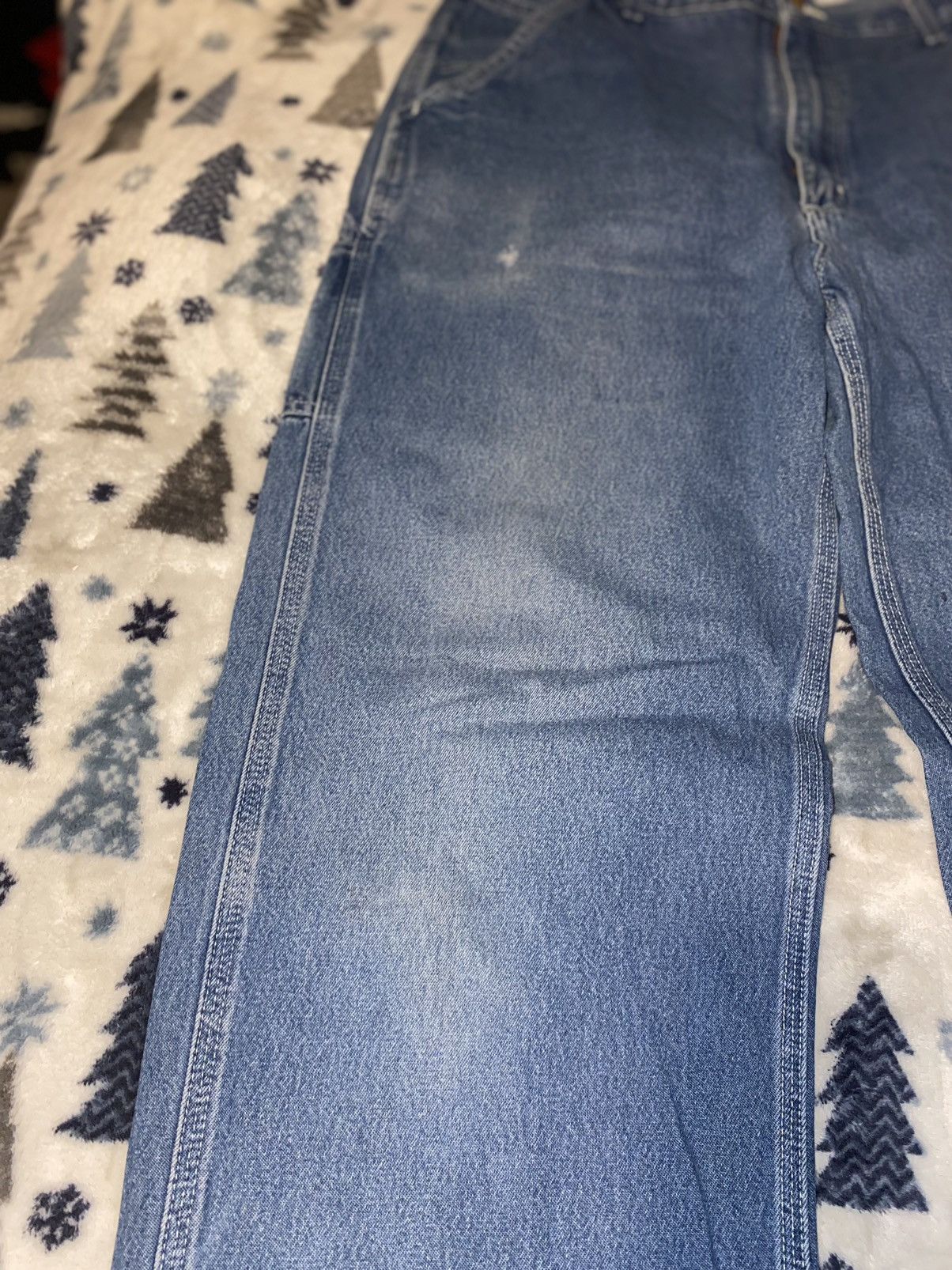 Carhartt × Vintage 36/36 Carhartt Blue Jeans Size US 36 / EU 52 - 5 Thumbnail
