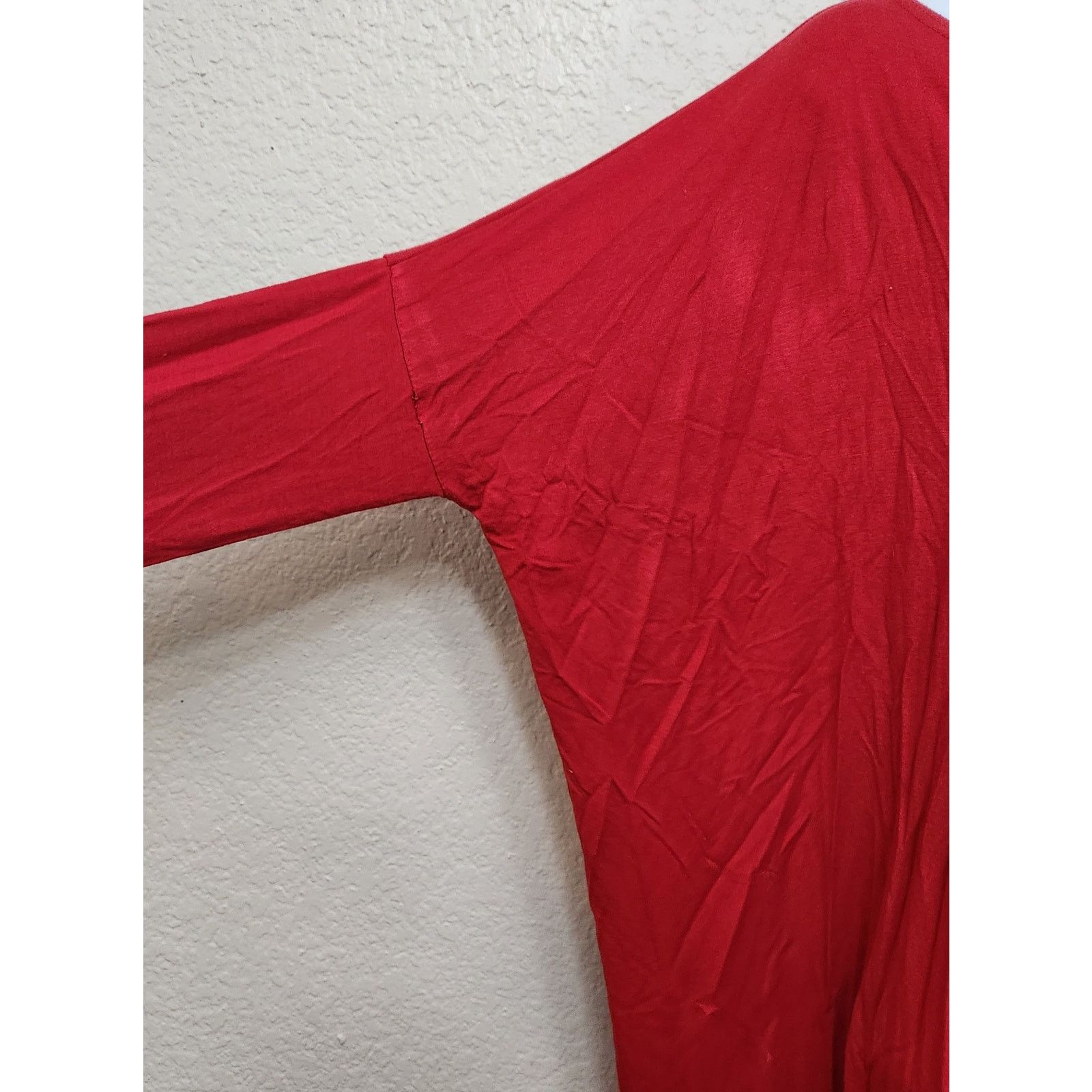 Other Piko 1988 Red Round Neck Long Sleeve Drop Shoulder Top Large Size L / US 10 / IT 46 - 2 Thumbnail