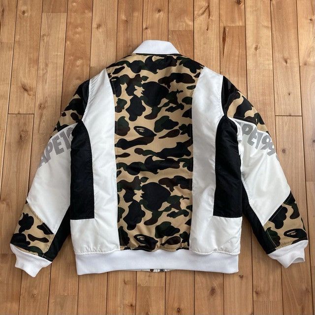 Bape BAPE CAMO MA-1 Bomber Jacket a bathing ape 1st camo Size US XL / EU 56 / 4 - 3 Thumbnail