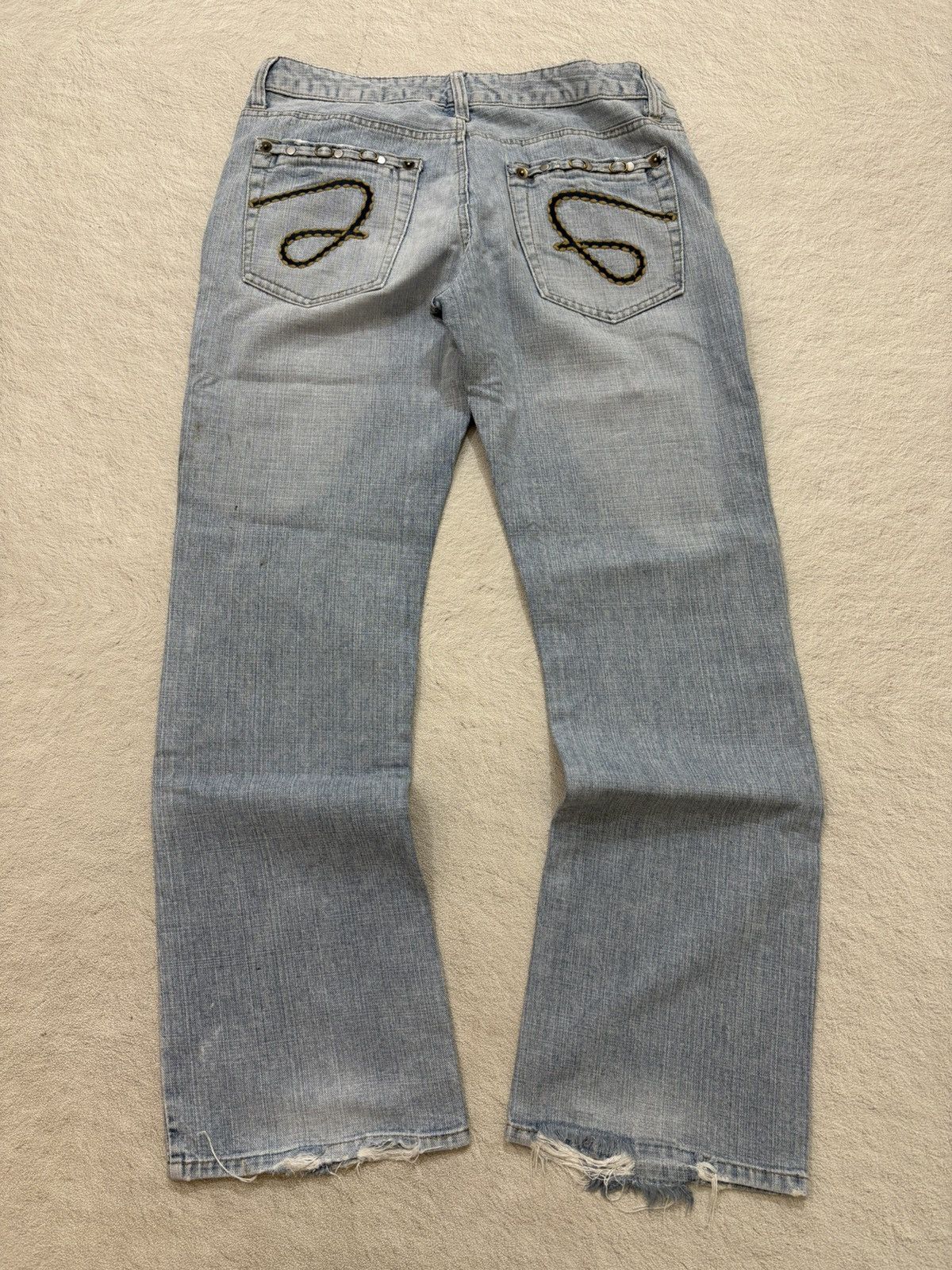 Hysteric Glamour 2000s Studet punk japan bootcut Denim y2k style Size US 33 - 11 Thumbnail