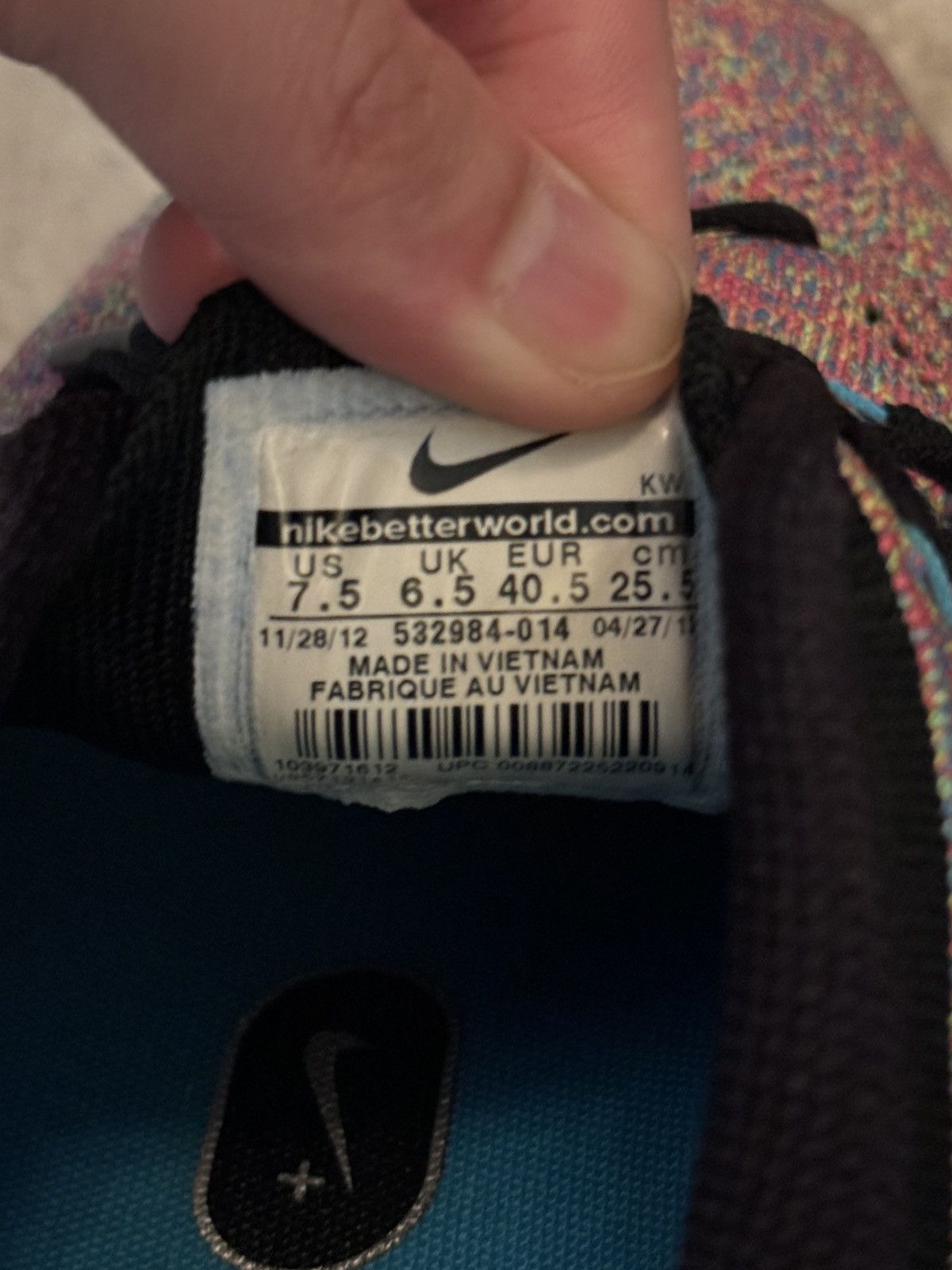 Nike 2013 Nike Flyknit Trainer+ Multicolor Size US 7.5 / EU 40-41 - 8 Thumbnail
