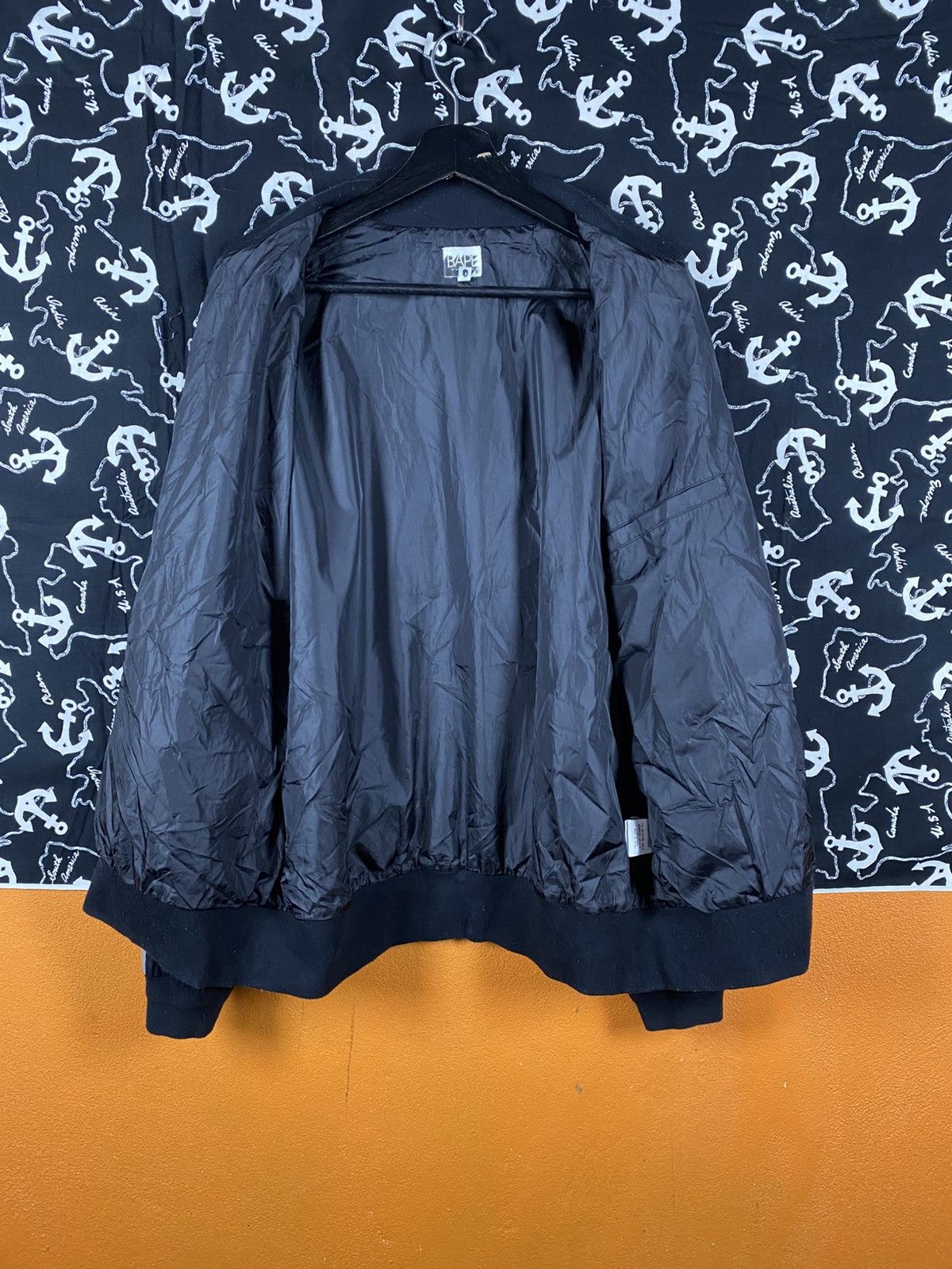 Bape BAPE A Bathing Ape Bomber Jacket Black Streetwear Japan Size US L / EU 52-54 / 3 - 12 Thumbnail
