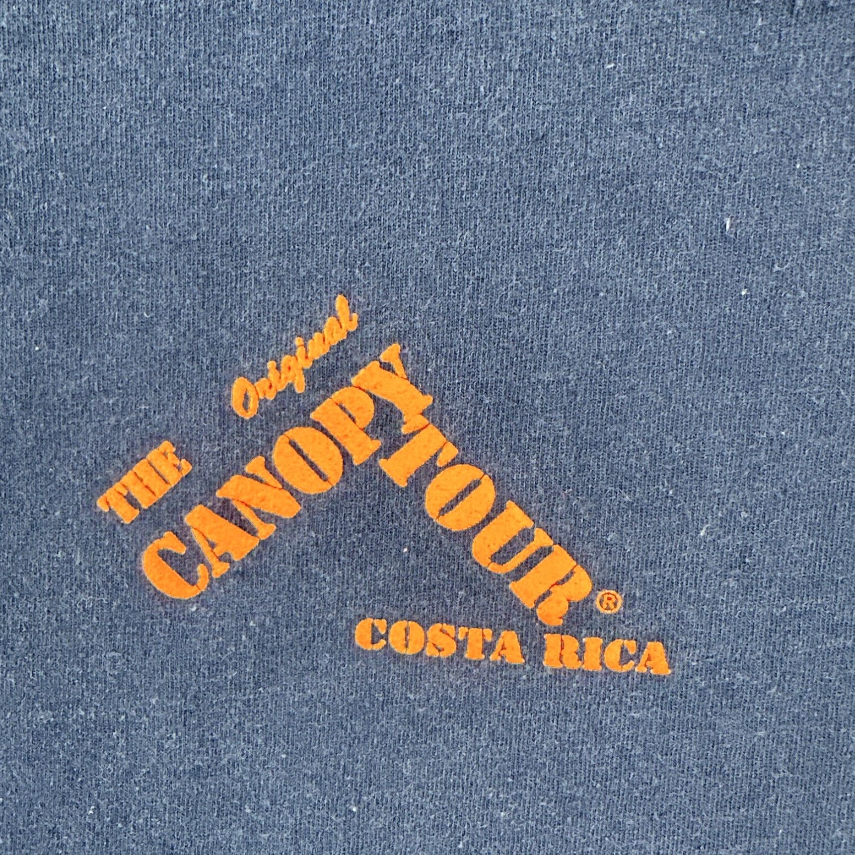 Vintage VINTAGE J.B. T Shirt 90s Costa Rica Canopy Tour Blue Mens L Graphic Tee Size US L / EU 52-54 / 3 - 7 Thumbnail