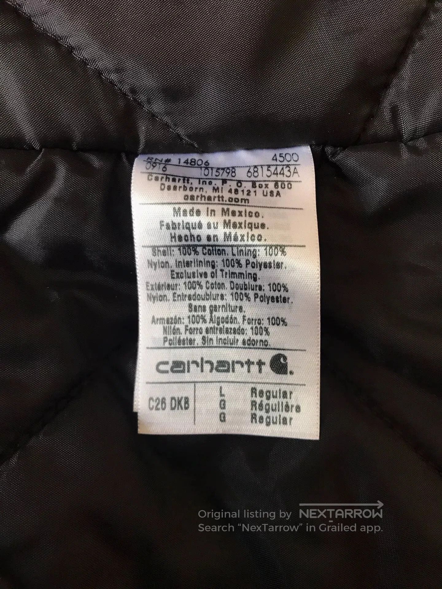 Carhartt Carhartt C26 Washed Canvas Work Jacket. Size US L / EU 52-54 / 3 - 9 Thumbnail