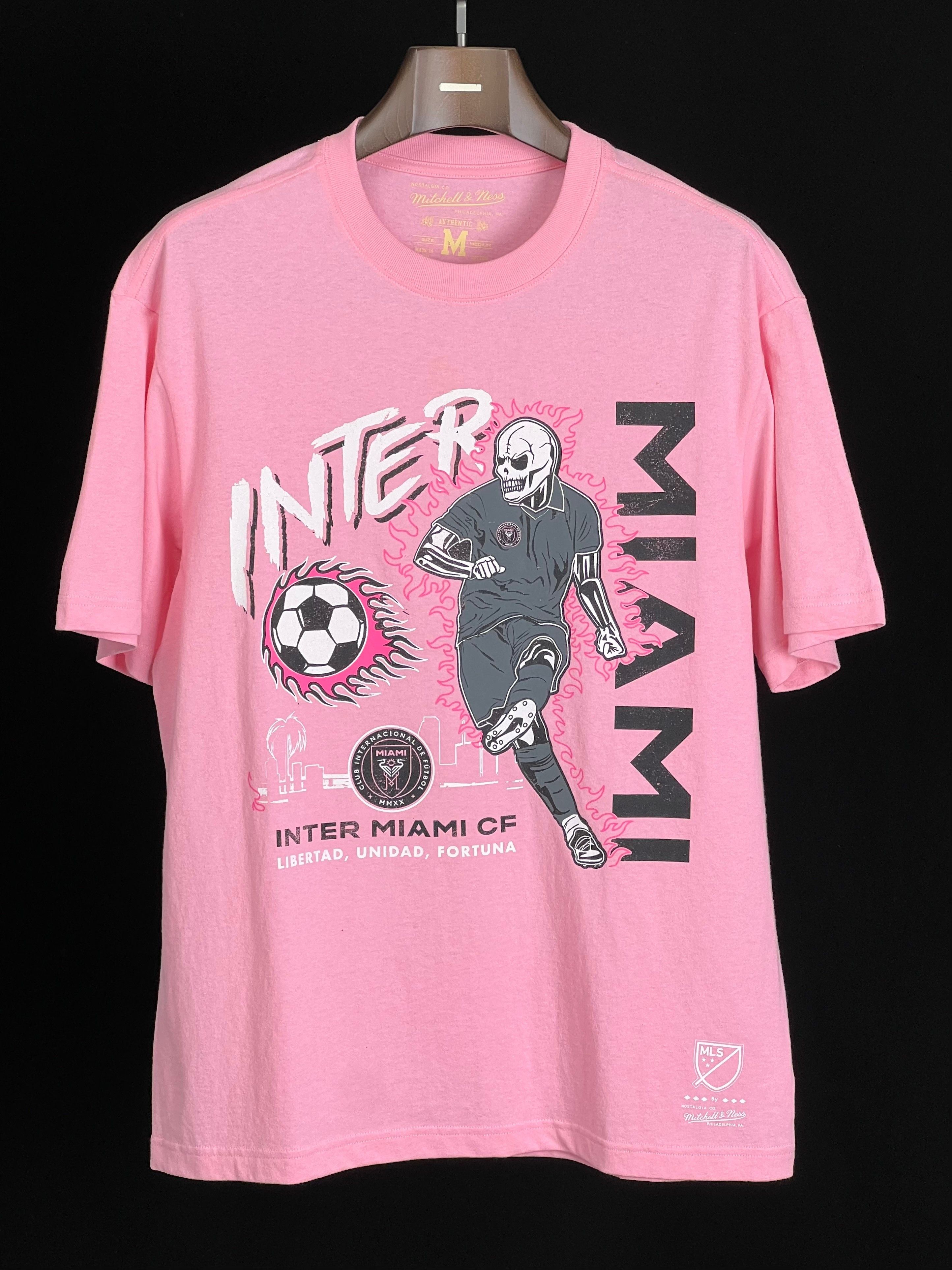 Mitchell & Ness UNWORN Inter Miami CF Flame 2.0 T-Shirt Size M Size US M / EU 48-50 / 2 - 1 Thumbnail