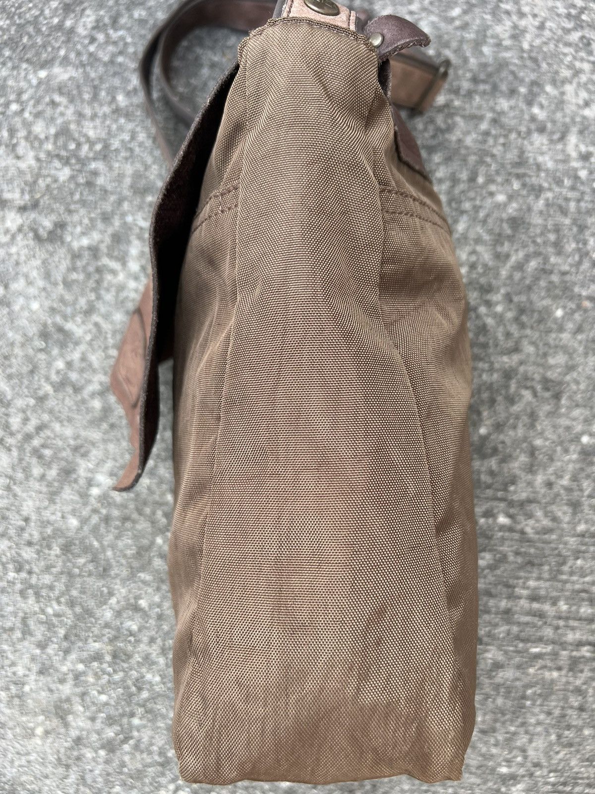Leather VTG Ibiza Japan Patina Hybrid Leather Sling Bag Size ONE SIZE - 8 Thumbnail