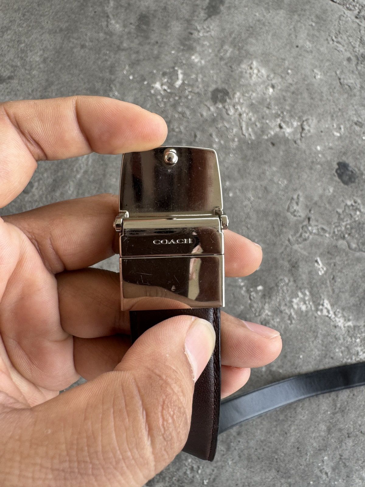 Coach Coach Black Leather Belt Size ONE SIZE - 3 Thumbnail