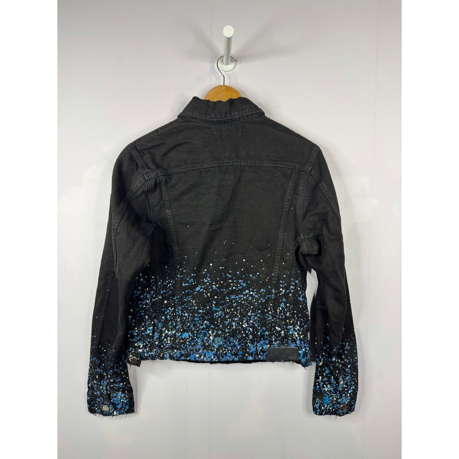 Amiri Amiri Paint Splatter Crystal Black Jean Jacket Size US S / EU 44-46 / 1 - 3 Thumbnail