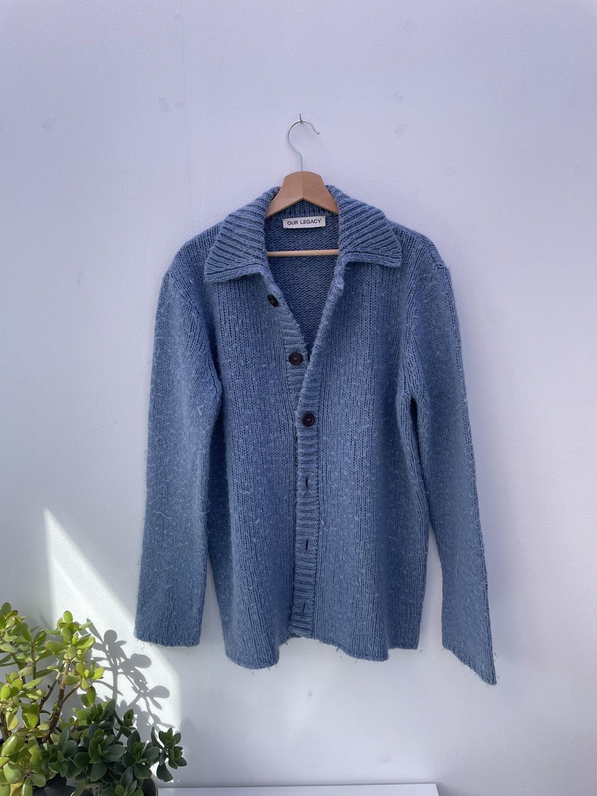 image of Our Legacy - Big Cardigan ‘Funky Blue’ 44, Men's (Size Small)