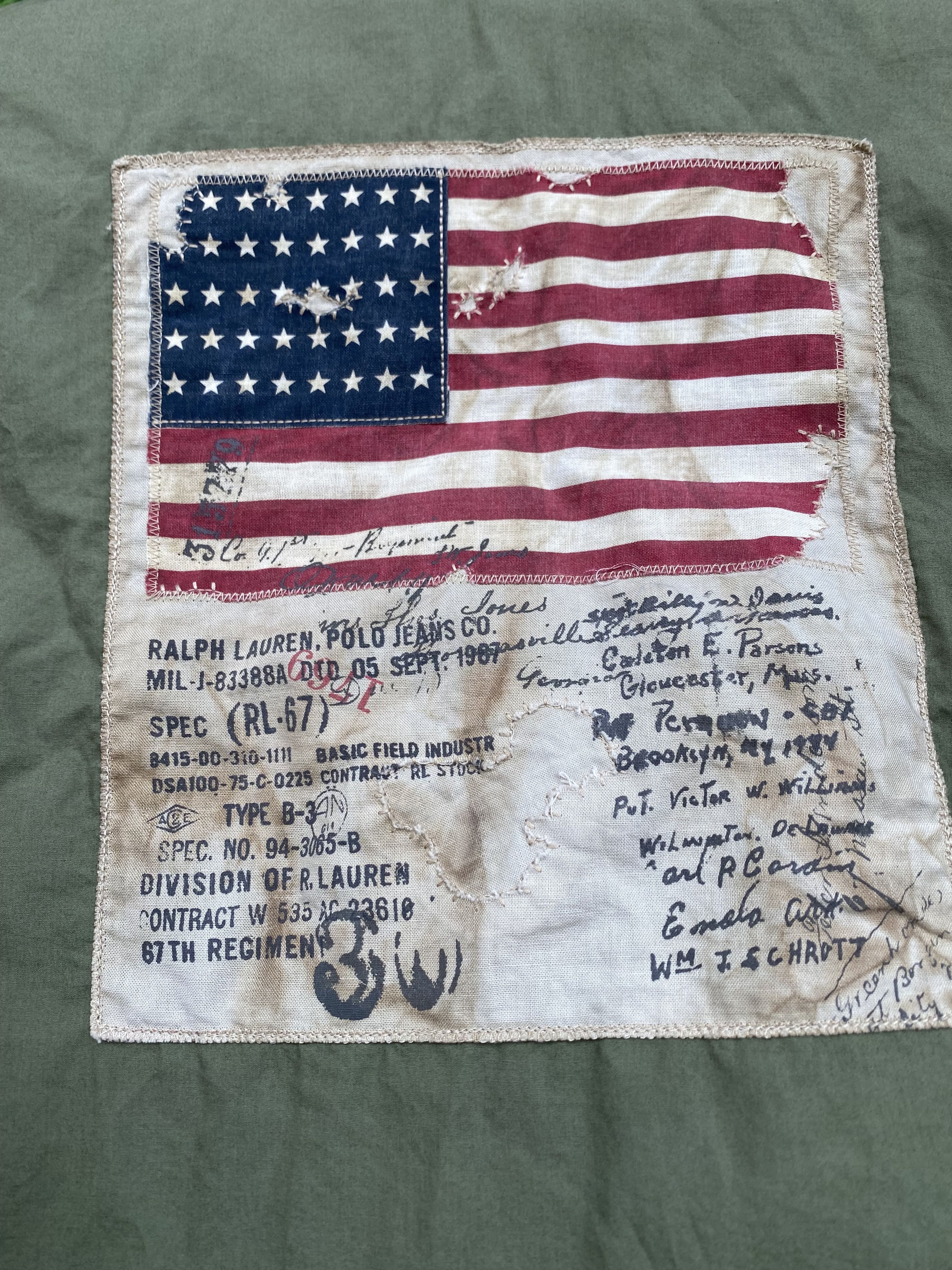 Polo Ralph Lauren Vintage Polo Jeans By RL Big Flag Reversible Puffer Jacket Size US XL / EU 56 / 4 - 6 Thumbnail
