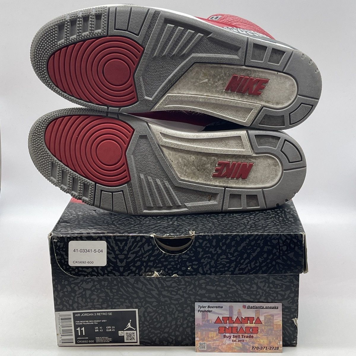 Jordan Brand Air Jordan 3 unite Size US 11 / EU 44 - 7 Thumbnail