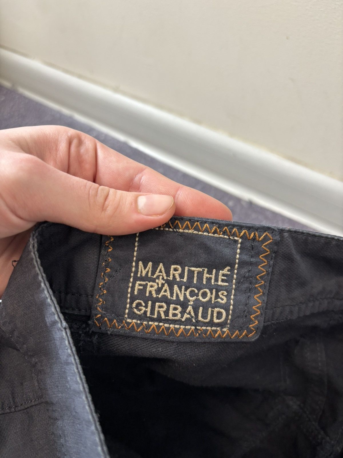 Marithe + Francois Girbaud Vintage Marithe Francois Girbaud Y2K Rare Baggy Flared Pants Size US 29 - 9 Thumbnail