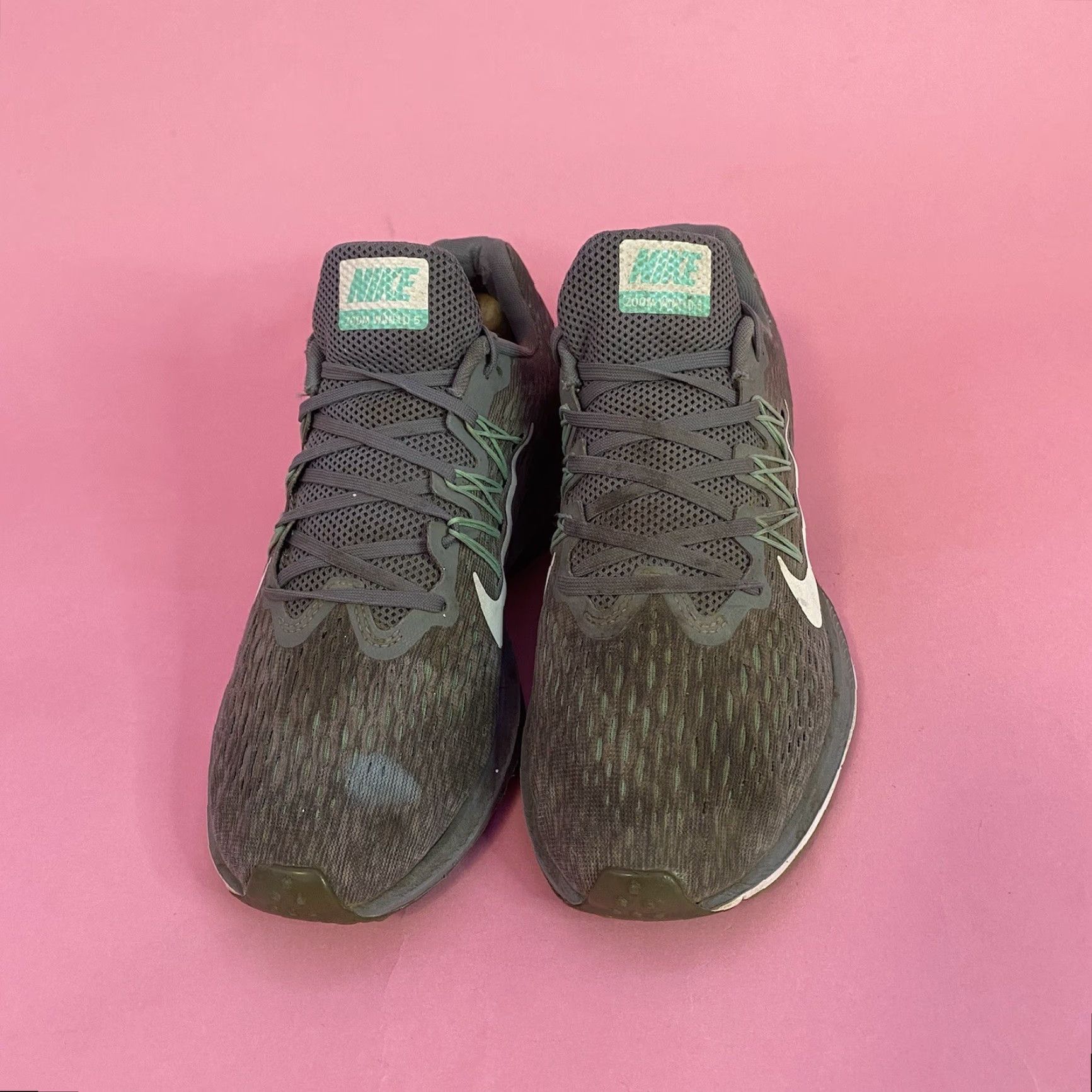 Nike Nike Zoom Winflo 5 Sneaker Womens Size 10 Wolf Grey Teal AA7414-003 Size US 8 / IT 38 - 7 Thumbnail