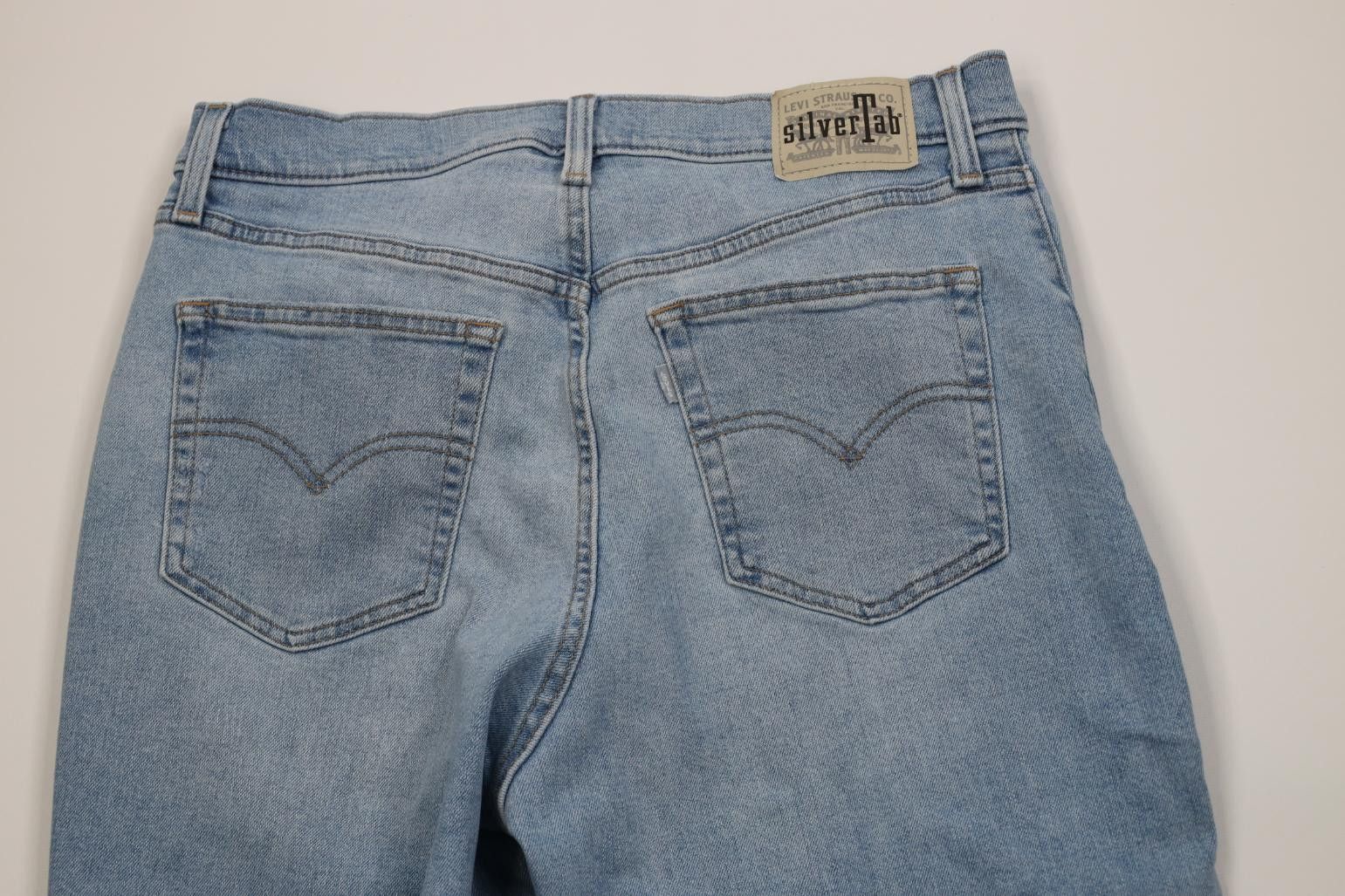 Levi's Vintage Y2K Levis SilverTab Loose Stretch Mom Jeans Blue Size 32" / US 10 / IT 46 - 10 Thumbnail