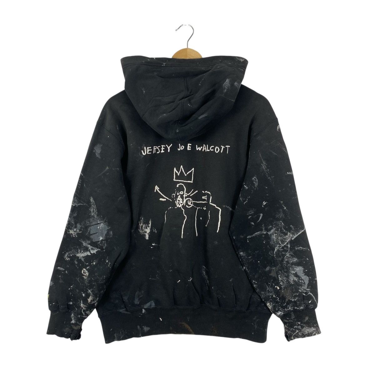 Jean-Michel Basquiat Uniqlo x Basquiat Paint Splatter Hoodie Jersey Joe Walcott L Size US L / EU 52-54 / 3 - 2 Thumbnail