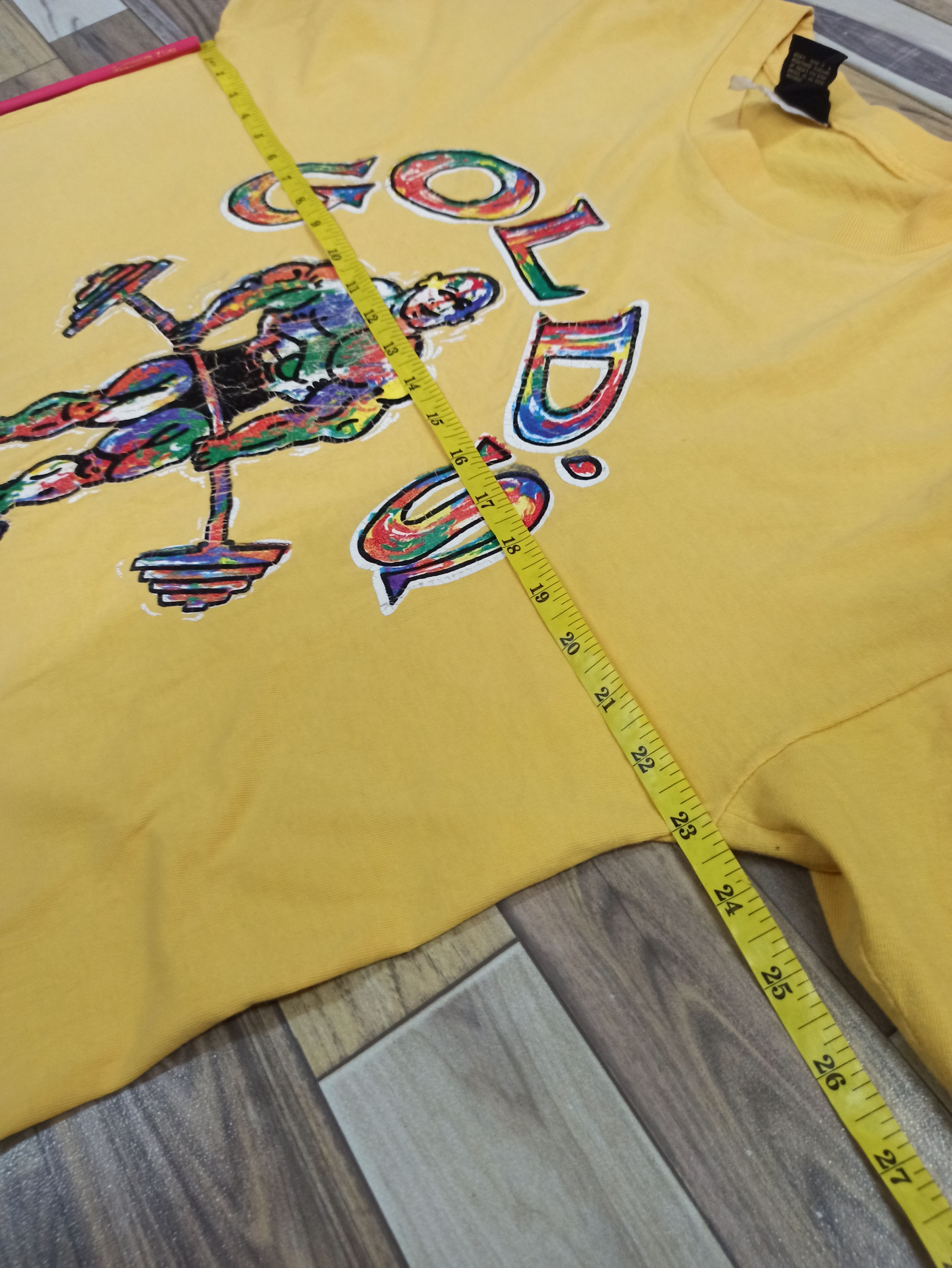 Vintage Very rare Vtg 90s Gold gym Tshirt Size US L / EU 52-54 / 3 - 10 Thumbnail