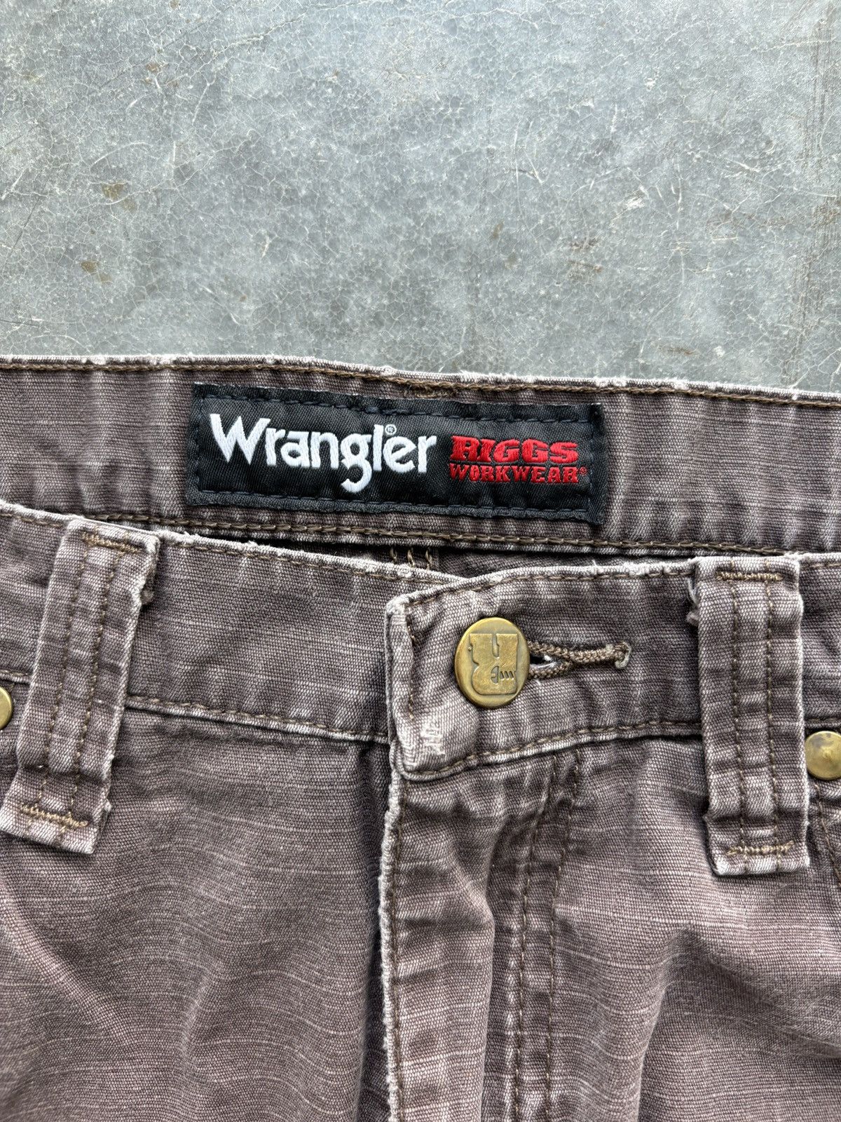 Vintage Vintage Y2K Wrangler Riggs Double Knee Carpenter Pants 32x30 Size US 32 / EU 48 - 4 Thumbnail