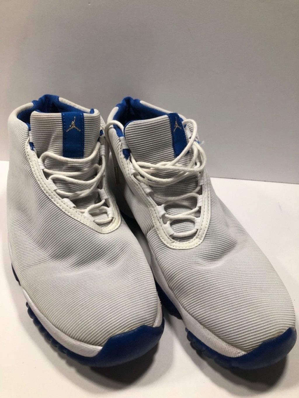 Nike Men's Nike Air Jordan future Sneakers Size 9 White Blue Size US 9 / EU 42 - 1 Thumbnail