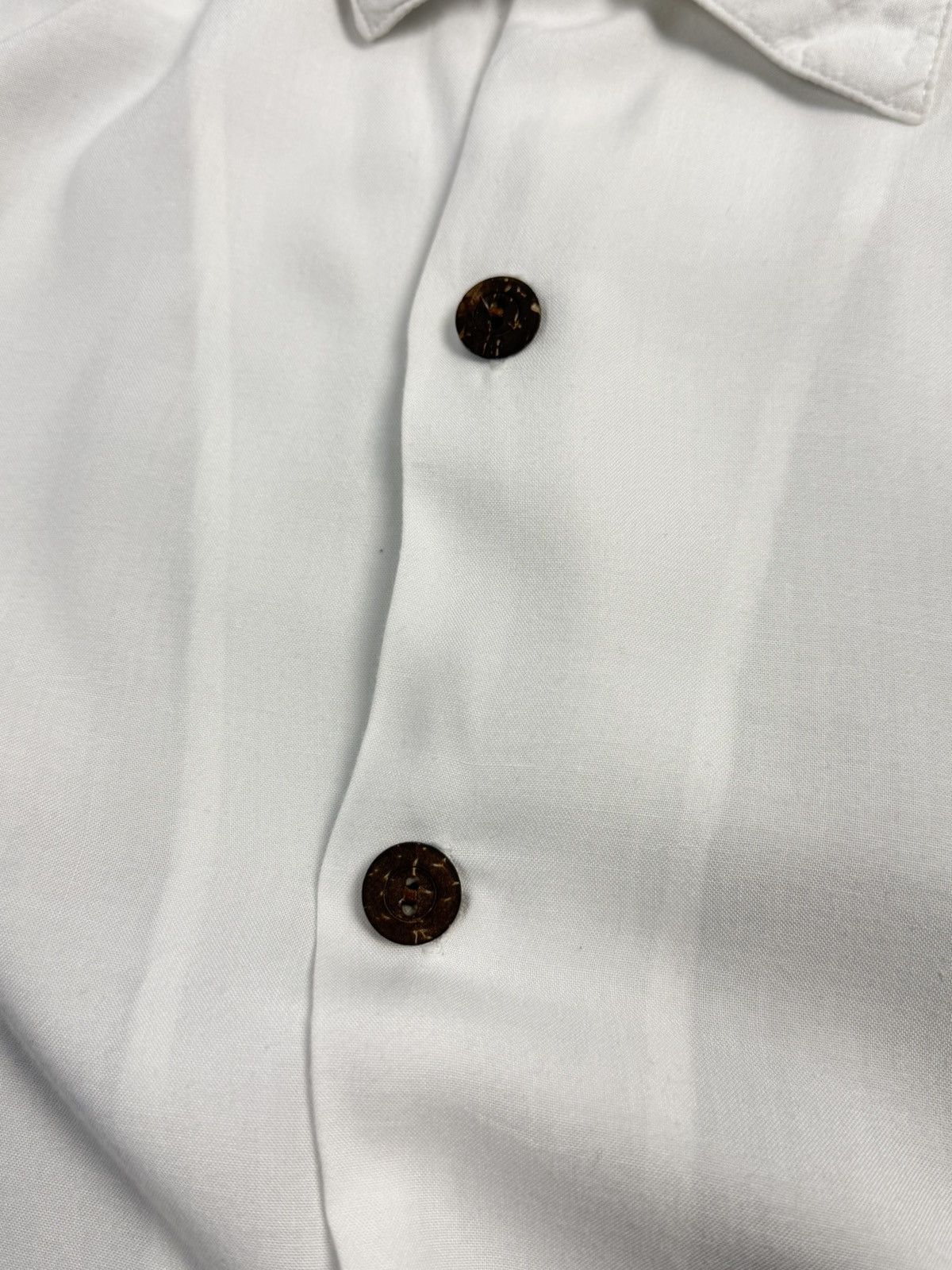 Mambo 90s Mambo Vintage Button Up Shirt White Flame Print Y2K Size US L / EU 52-54 / 3 - 13 Thumbnail