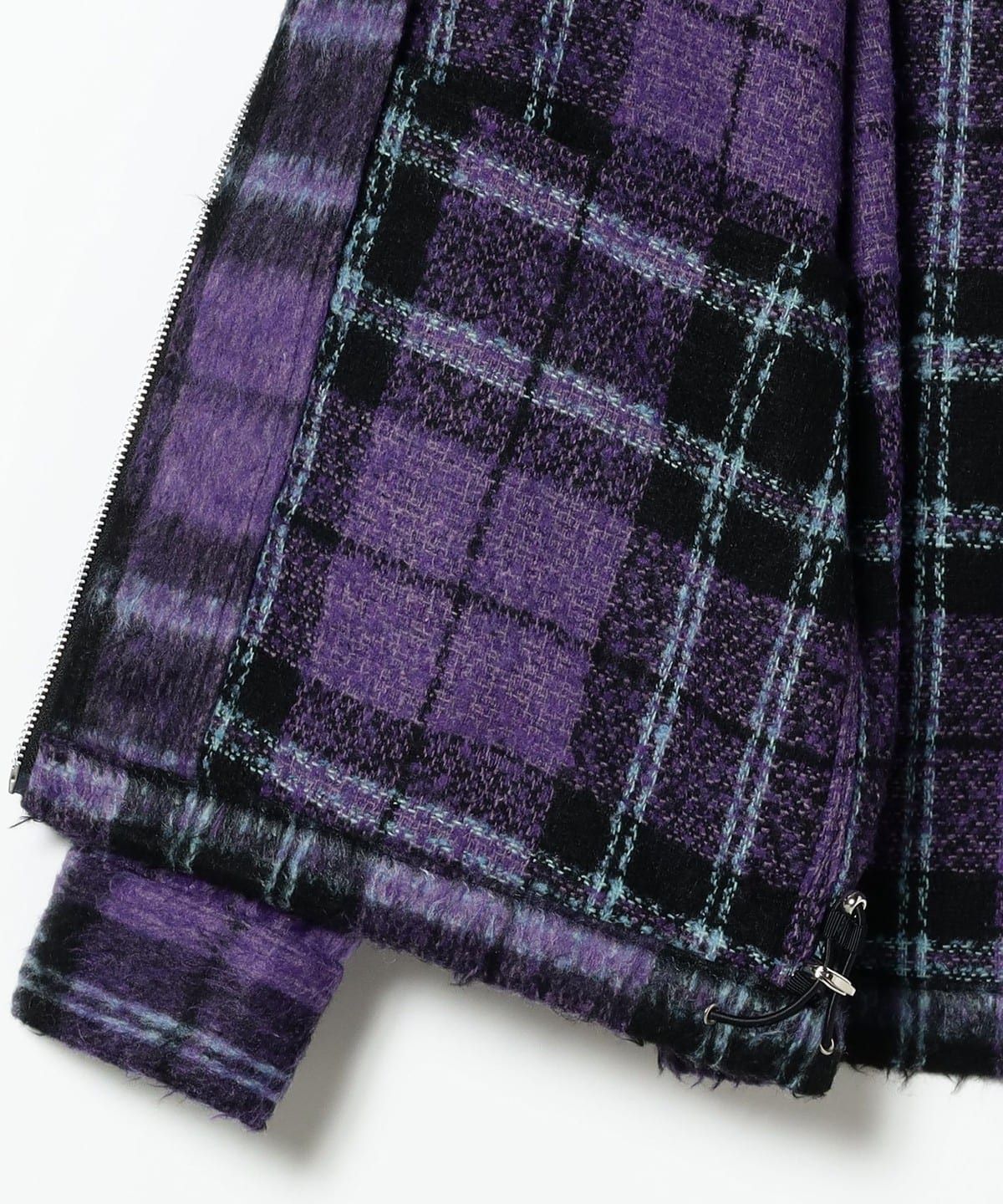 Japanese Brand UNWORN* FUTURE ARCHIVE FURRY HOODED JACKET PURPLE Size US M / EU 48-50 / 2 - 7 Thumbnail