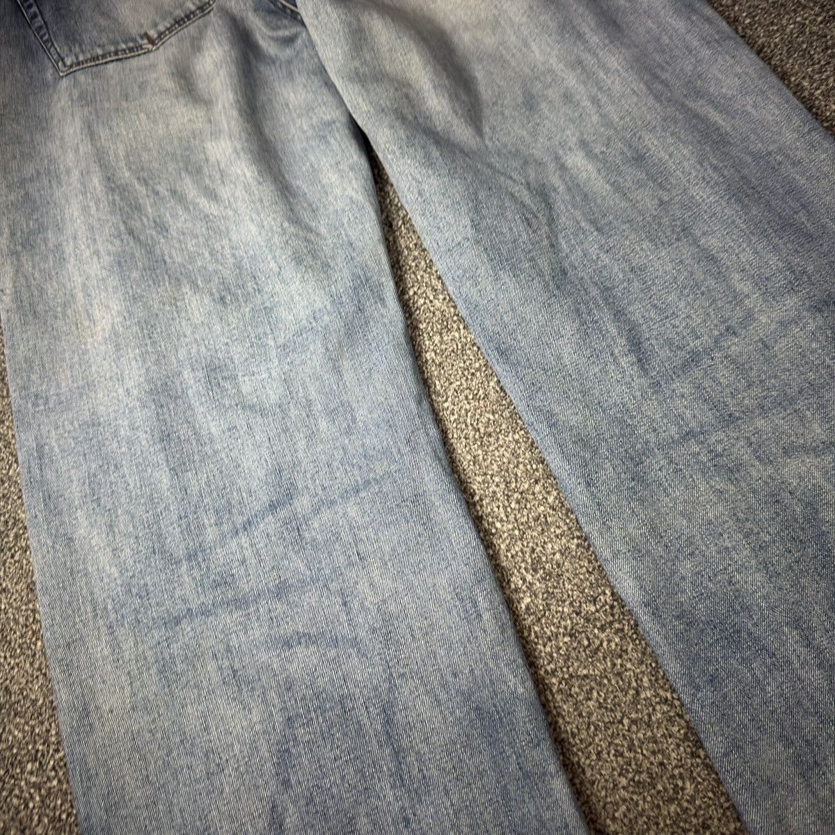Marithe + Francois Girbaud Vintage Baggy MF+G Faded Denim Jnco Y2k Wide Leg Style Size US 36 / EU 52 - 10 Thumbnail