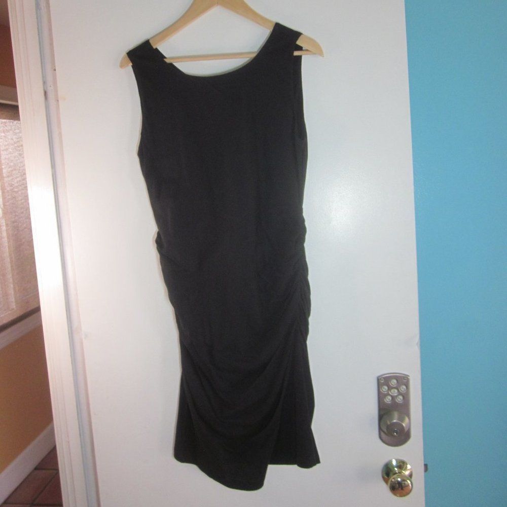 Saks Fifth Avenue FIRTH Cotton Ruched Bodycon Dress Size M Size M / US 6-8 / IT 42-44 - 6 Thumbnail