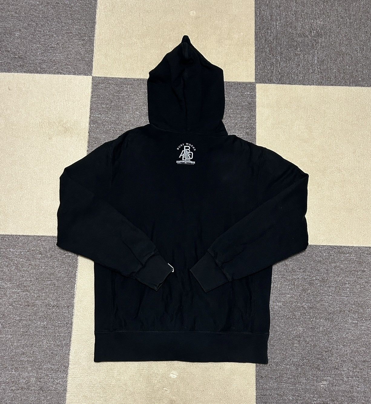 Bape Bape Black Spell out Logo Full Zip Hoodie Size US M / EU 48-50 / 2 - 2 Thumbnail