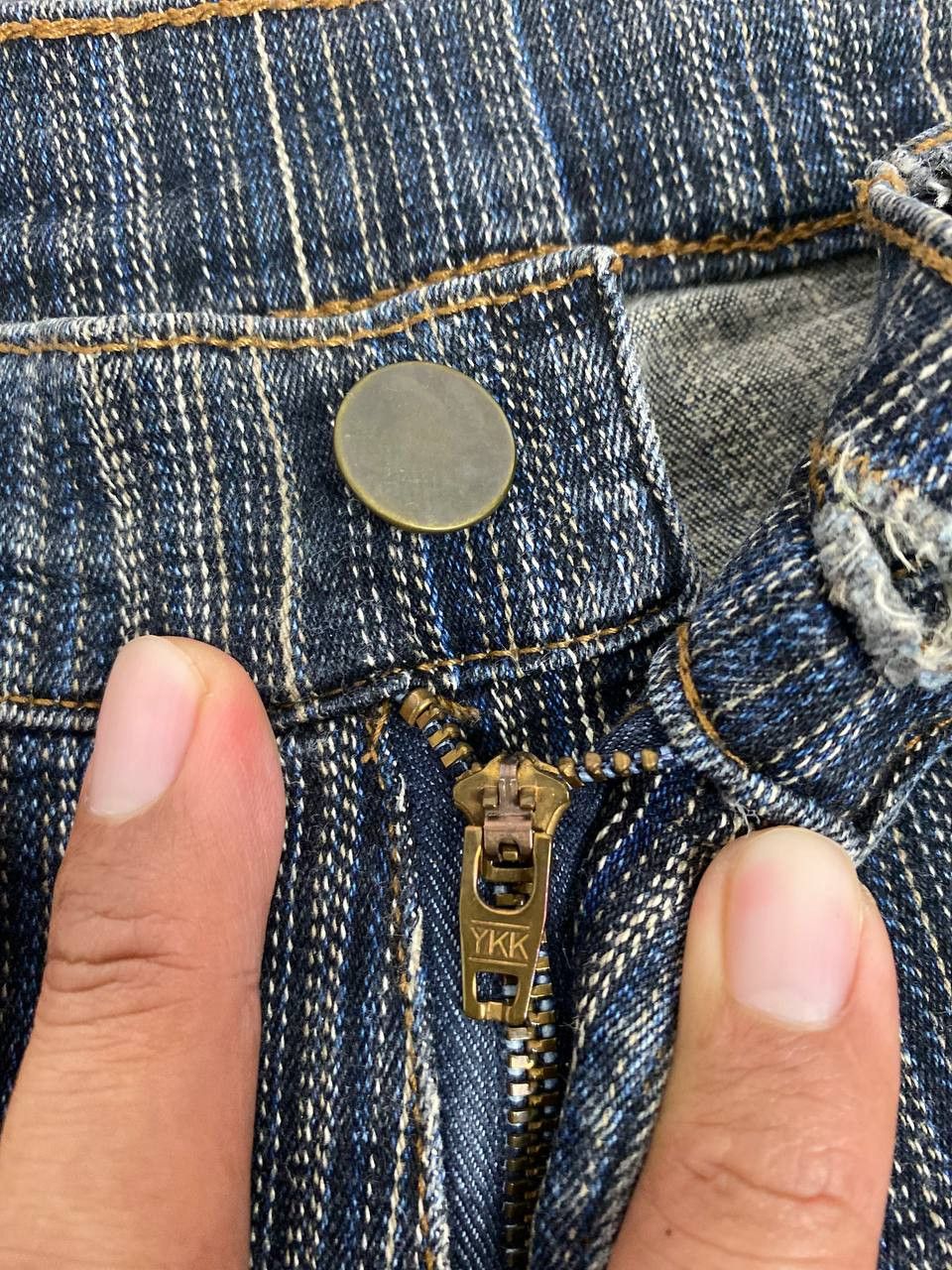 Wrangler vintage rare wrangler striped bootcut flare denim Size US 28 / EU 44 - 9 Thumbnail