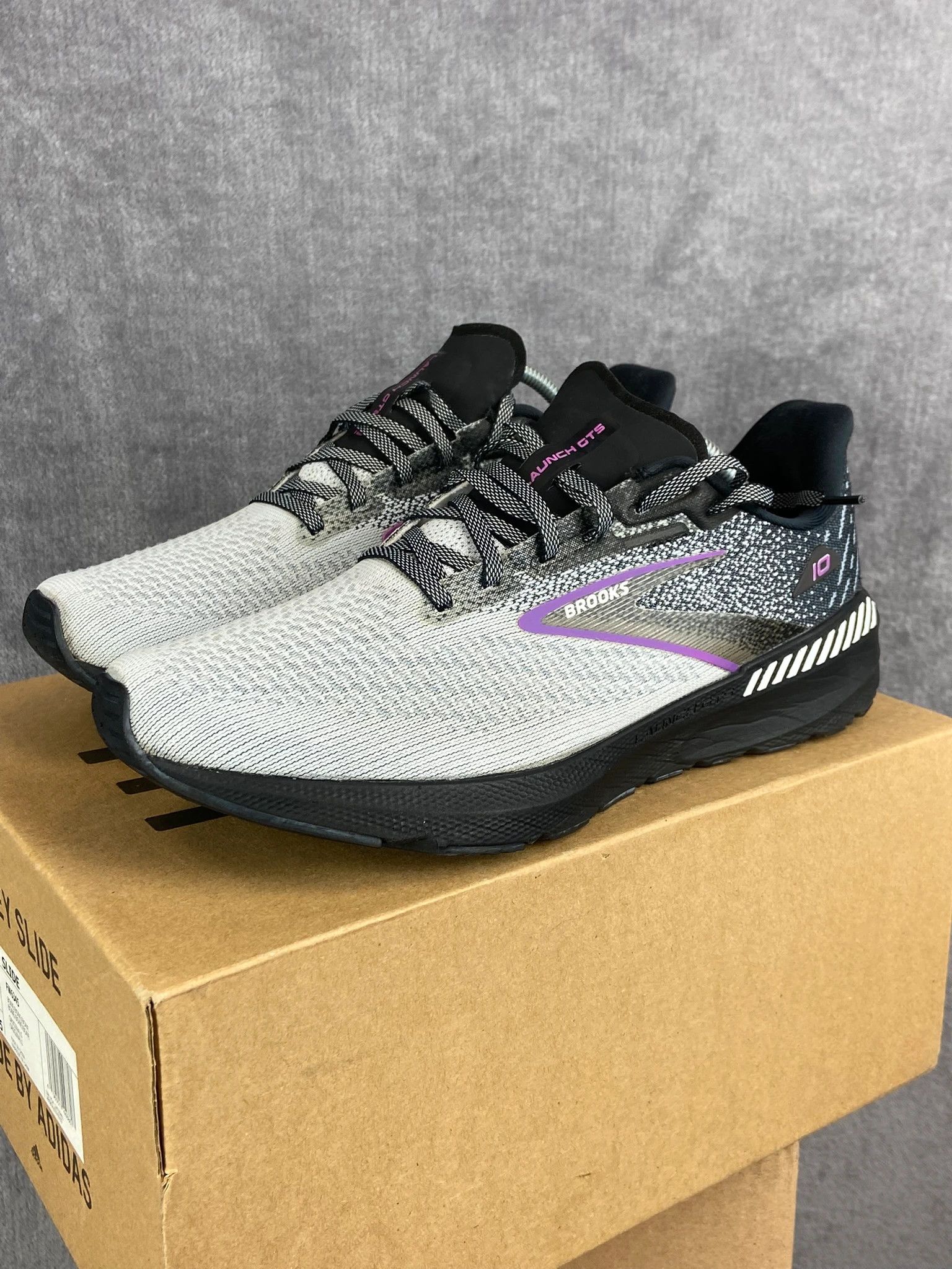 Brooks : Brooks Launch 10 grey running sneakers trail Size US 8 / EU 41 - 1 Thumbnail
