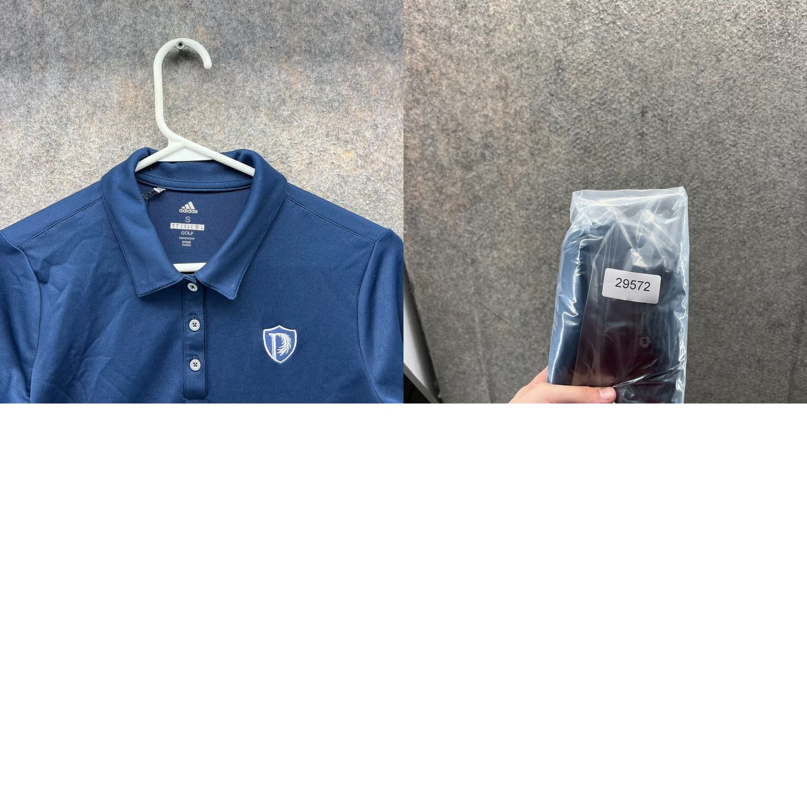 Adidas Adidas Polo Shirt Women Small Blue Navy Long Sleeve Golf Patch Button Casual Basic All Seasons Size S / US 4 / IT 40 - 9 Thumbnail