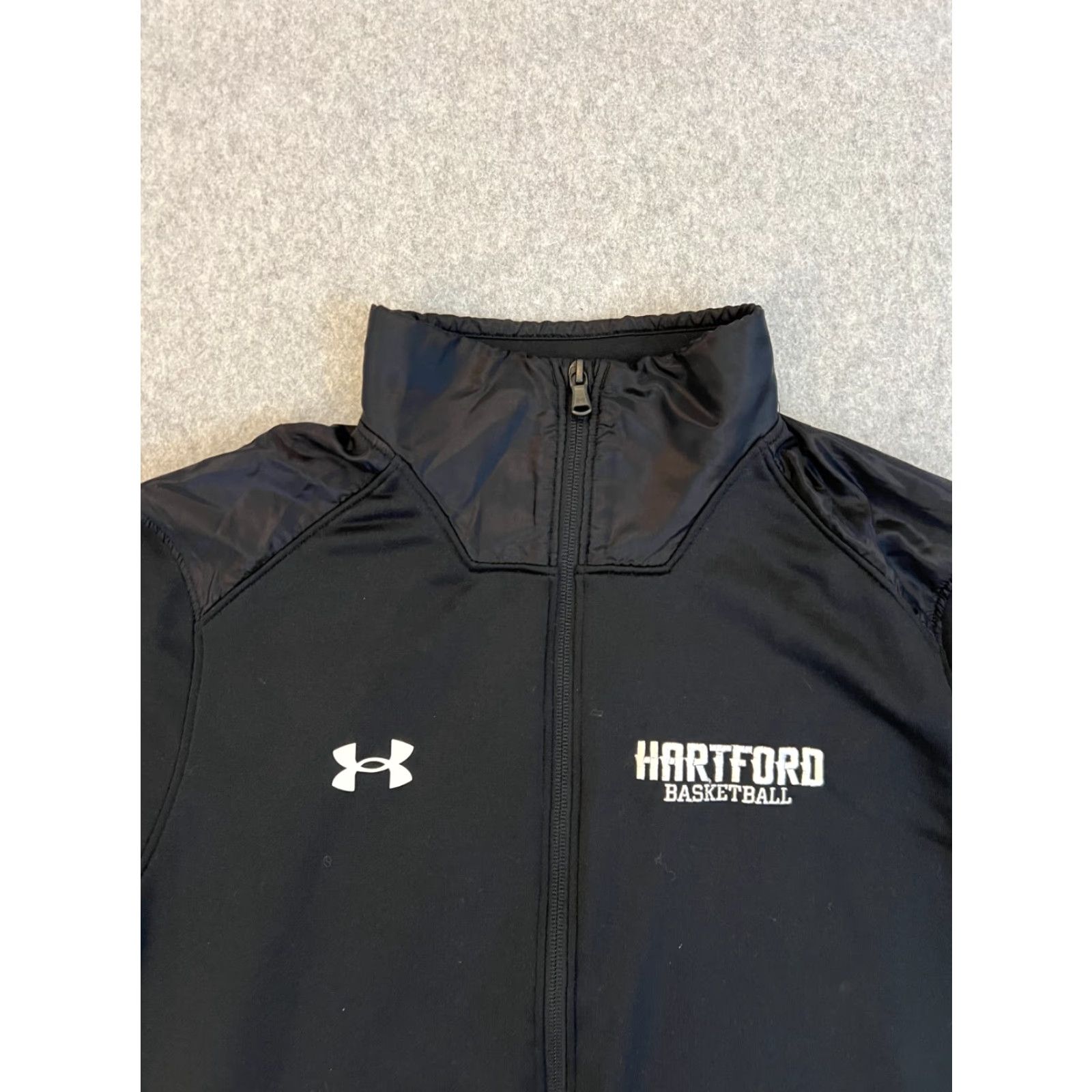 Under Armour Under Armour Hartford Basketball Men's Medium Black Full Zip Jacket Size US M / EU 48-50 / 2 - 4 Thumbnail