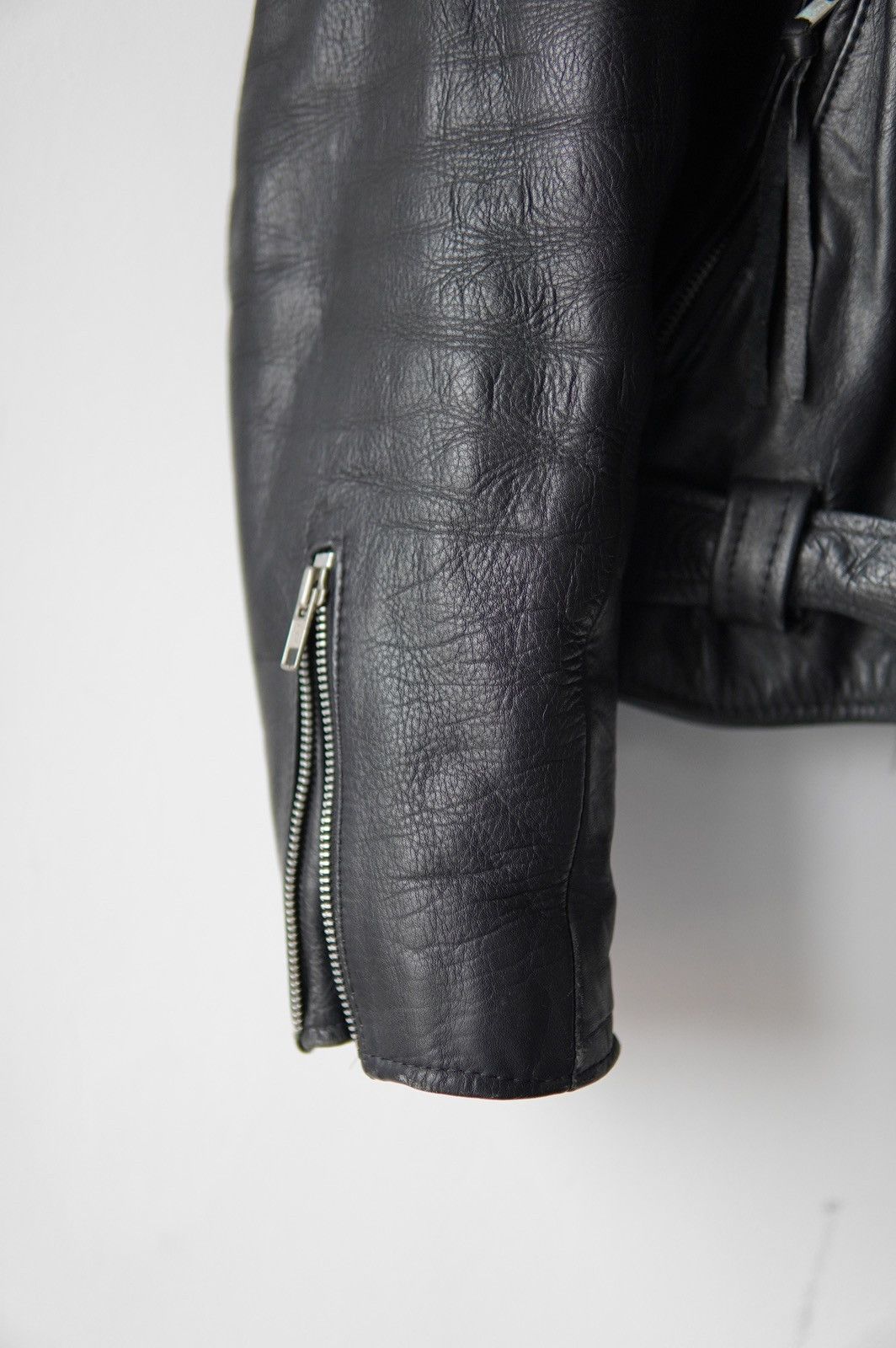 Schott Vintage Leather Biker Jacket Size US L / EU 52-54 / 3 - 7 Thumbnail