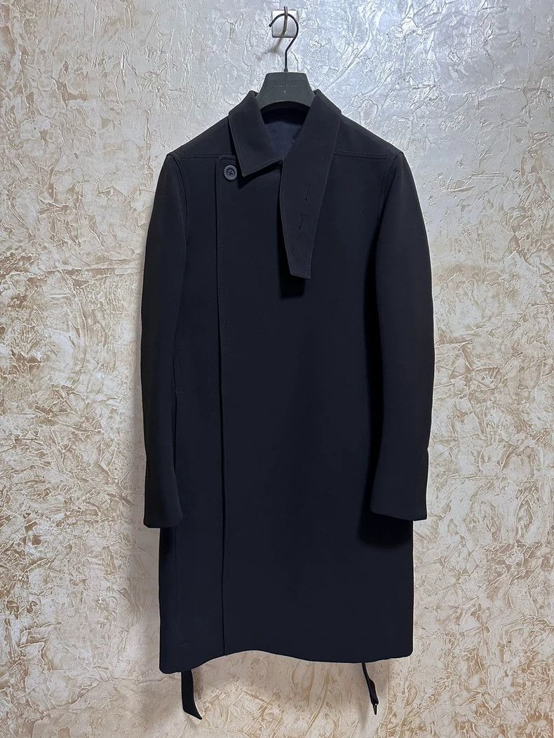 Rick Owens Rick Owens Black Overcoat Trench Coat- DMC Size US M / EU 48-50 / 2 - 1 Thumbnail