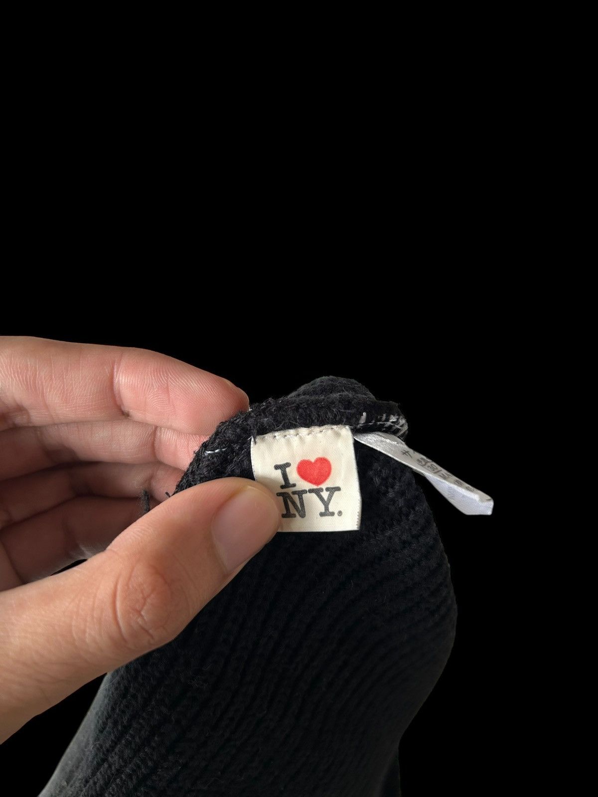 Japanese Brand × Kapital × Vintage I ❤️ NY SUNFADED BIG BEANIE HATS Size ONE SIZE - 8 Thumbnail