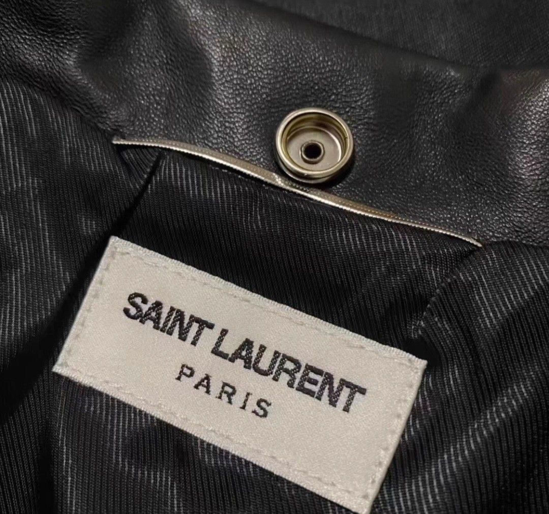 Saint Laurent Paris SS17 Saint Laurent “Darth Vader” L17 Leather Jacket Size US M / EU 48-50 / 2 - 3 Thumbnail