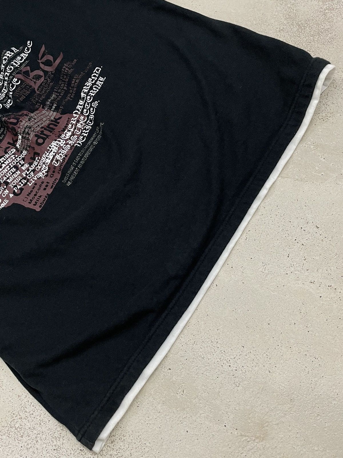 Designer × Japanese Brand Sorridere Layered Wording Life Poem Friendship Crucifix Size US XL / EU 56 / 4 - 5 Thumbnail