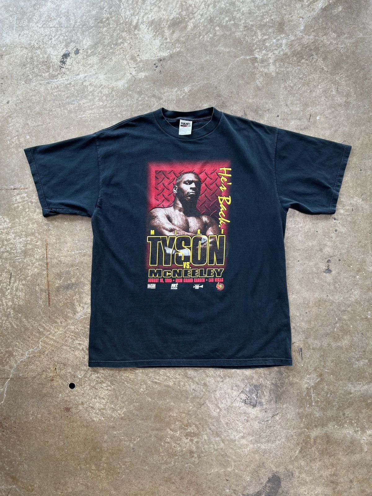 Vintage W Vintage 1995 Mike Tyson v. McNeeley He's Back Boxing XXL Size US XXL / EU 58 / 5 - 2 Thumbnail