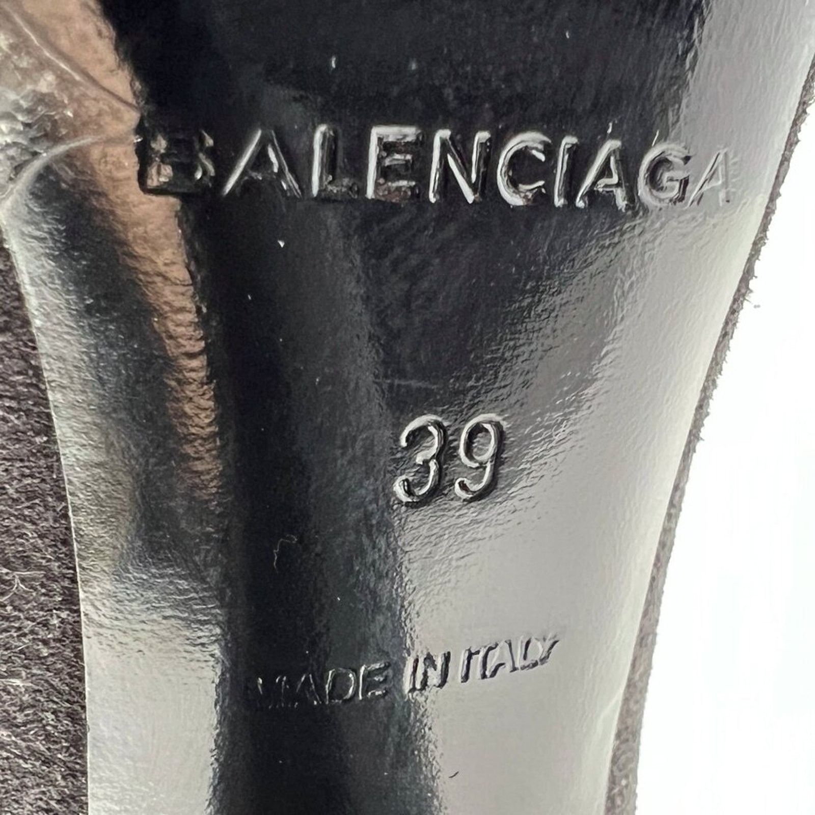 Balenciaga Balenciaga Grey Suede Silver Studded Ankle Boots – Size 39 Size US 9 / IT 39 - 6 Thumbnail