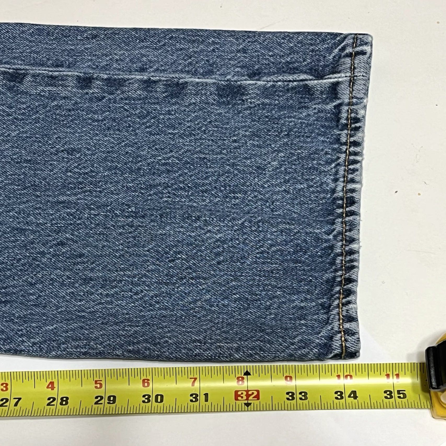 Levi's VINTAGE Levis 501 Jeans Denim Button-Fly 38x34 38x36 Measure Stained Blue Regular Mens Jeans Size US 38 / EU 54 - 6 Thumbnail
