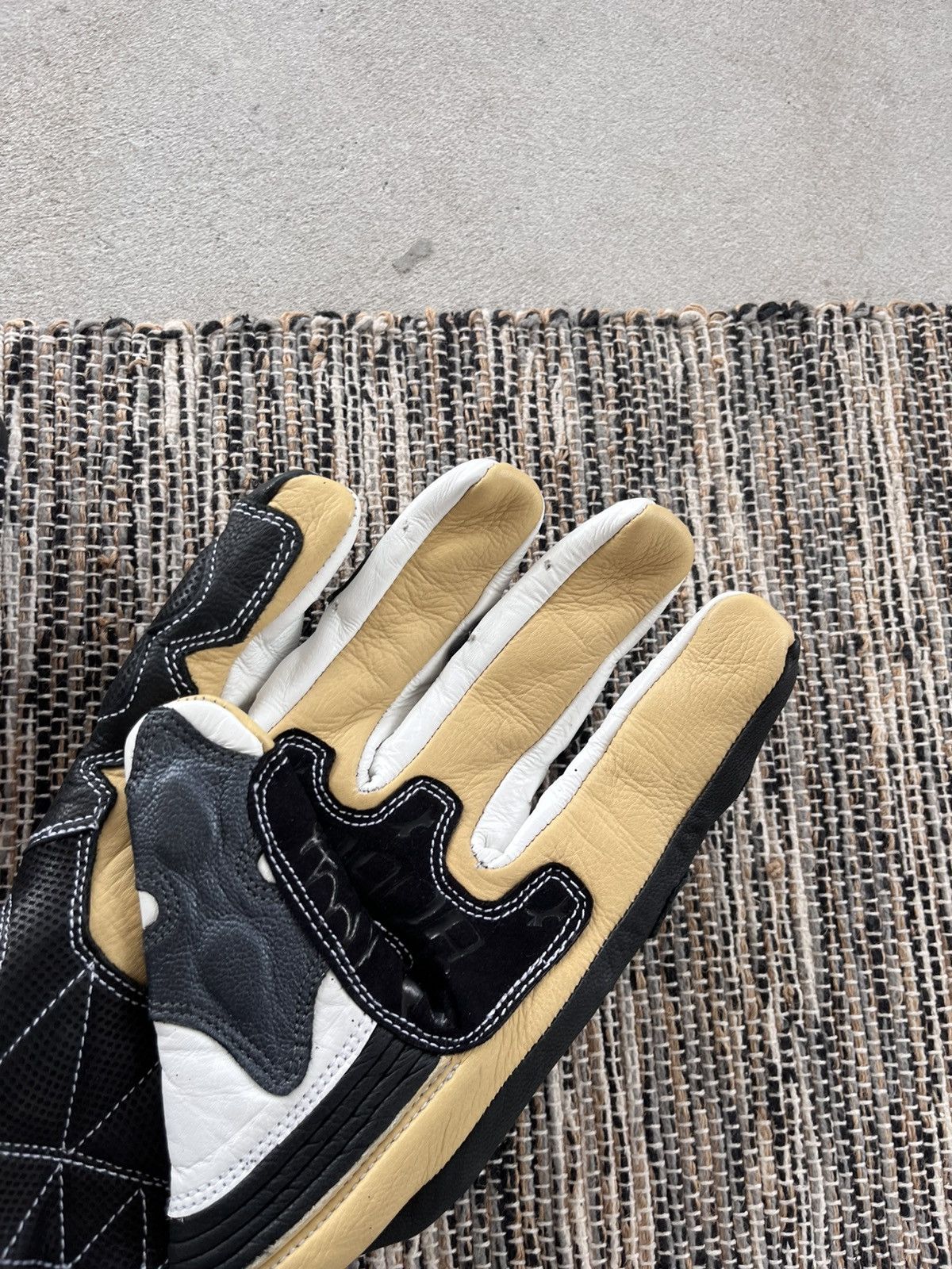 Other Vintage Spada Leather Motorcycle Gloves Carbon Inserts Y2K Size ONE SIZE - 13 Thumbnail