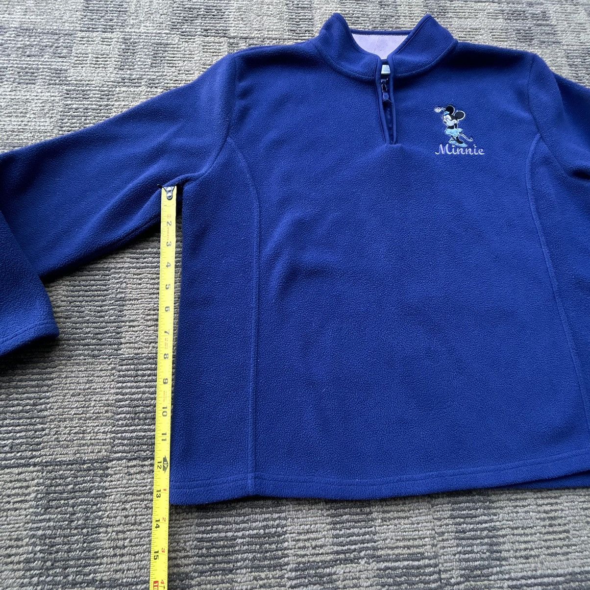 Disney Disney Y2K Minnie Mouse Quarter-Zip Pullover Sweatshirt Size M / US 6-8 / IT 42-44 - 5 Thumbnail