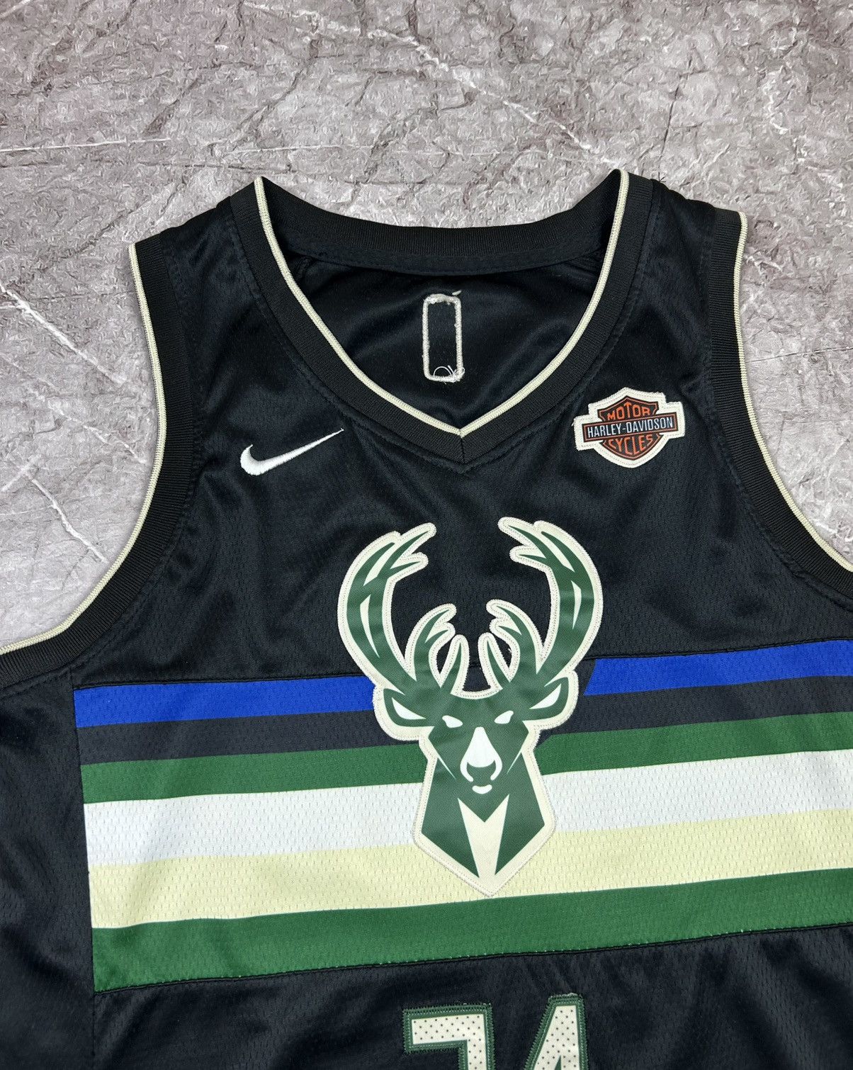 Nike Harley Davidson Nike Giannis Antetokounmpo Black NBA Jersey Size US S / EU 44-46 / 1 - 3 Thumbnail