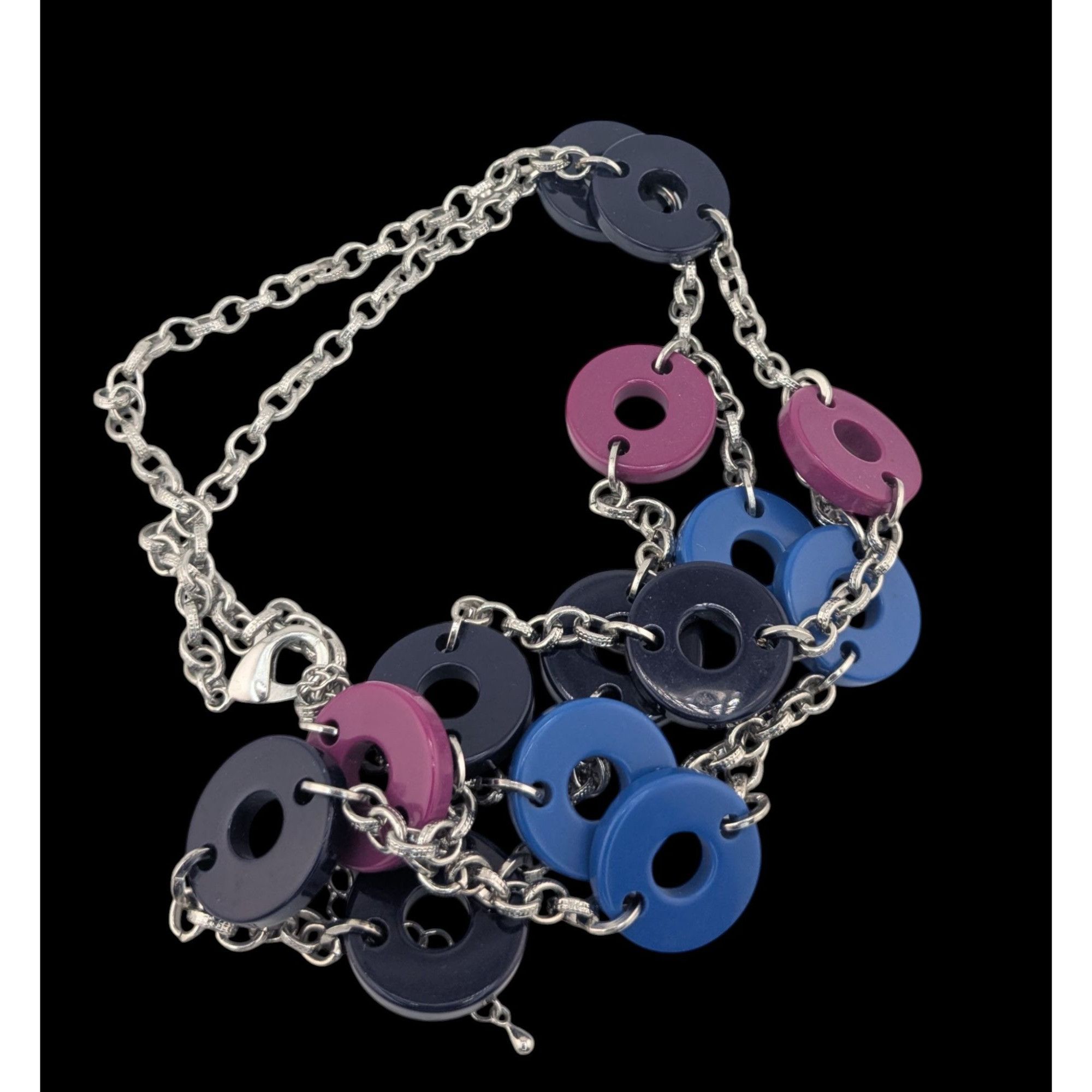 Other Colorful Multi-Layer Circle Layered Station Necklace Size ONE SIZE - 2 Thumbnail