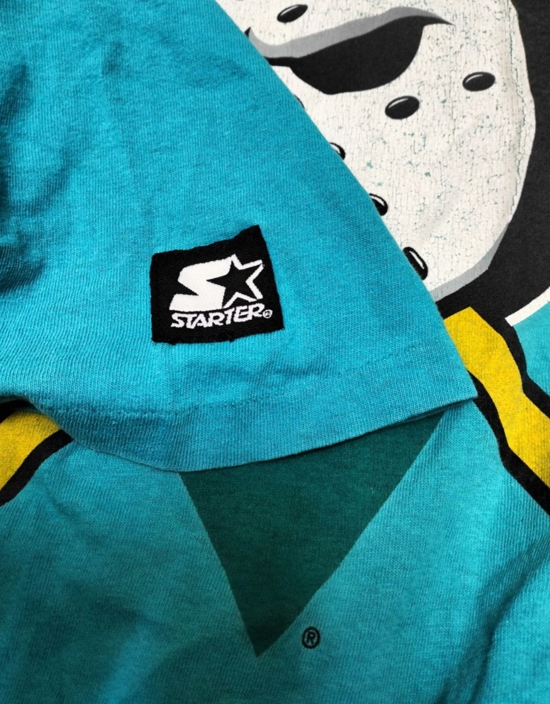 NHL × Starter Vintage Mighty Ducks Anaheim MHL Shirt Size US S / EU 44-46 / 1 - 3 Thumbnail